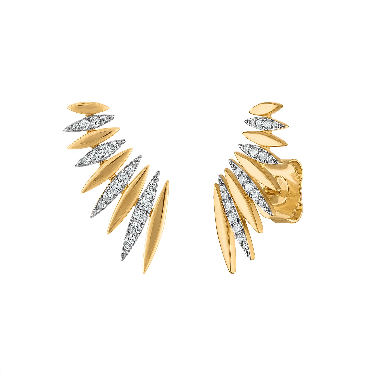 Spike Ear Climber Earring - Josefina Jewels