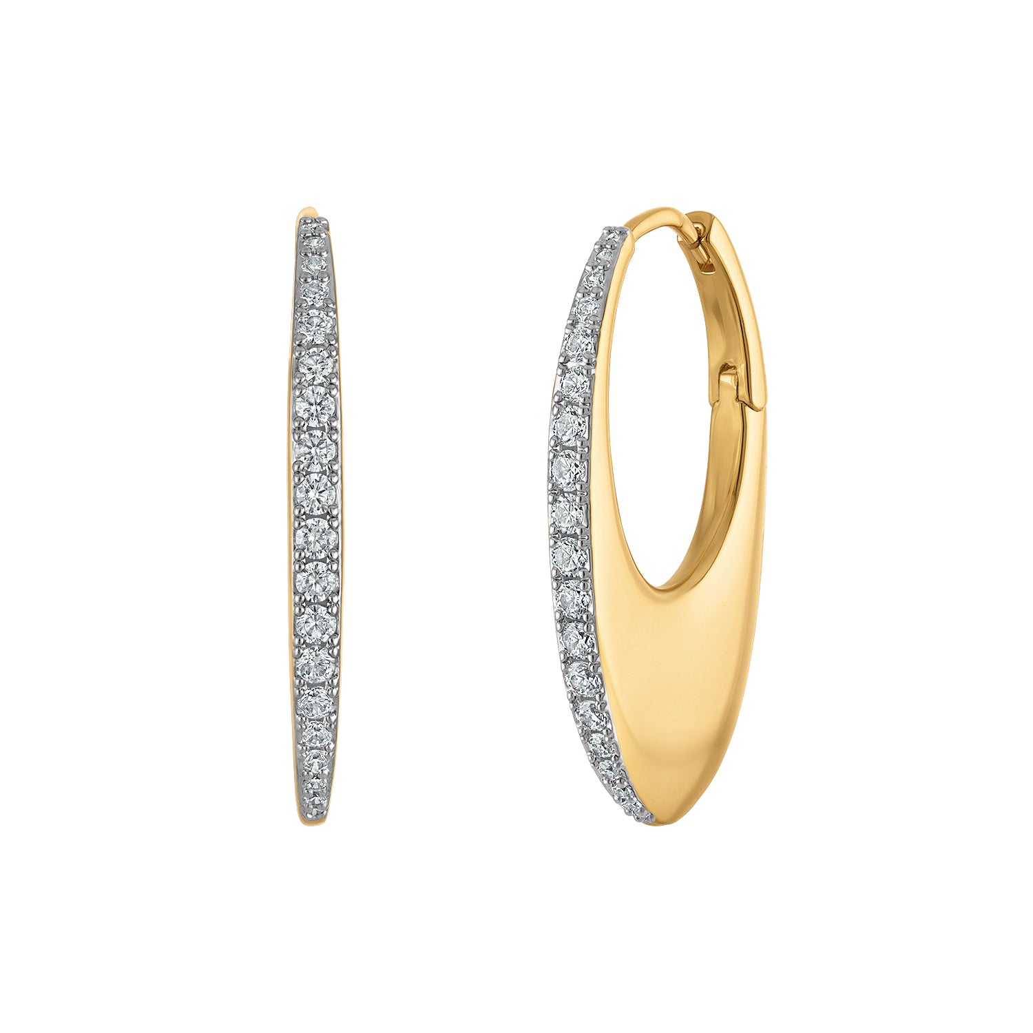 Luminaire Hoop Earrings - Josefina Jewels