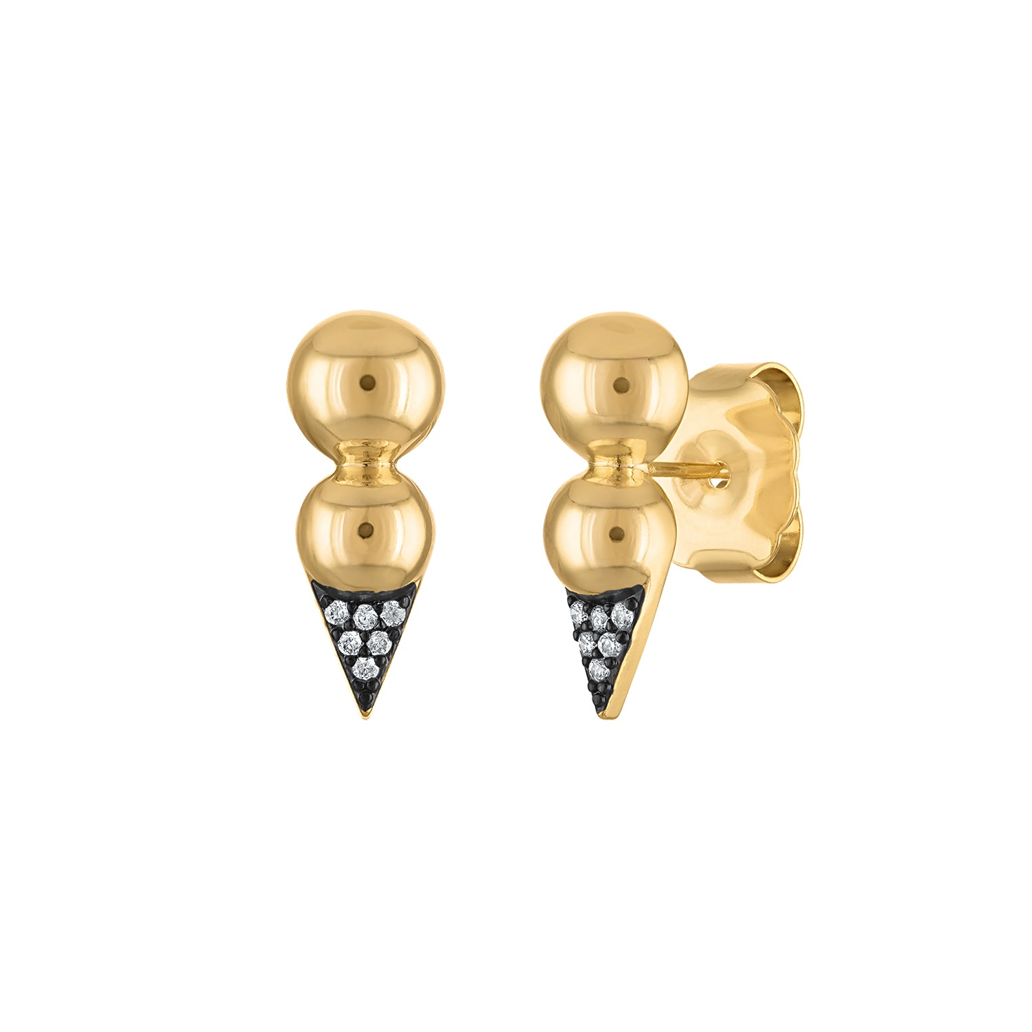 Double Scoop Earrings