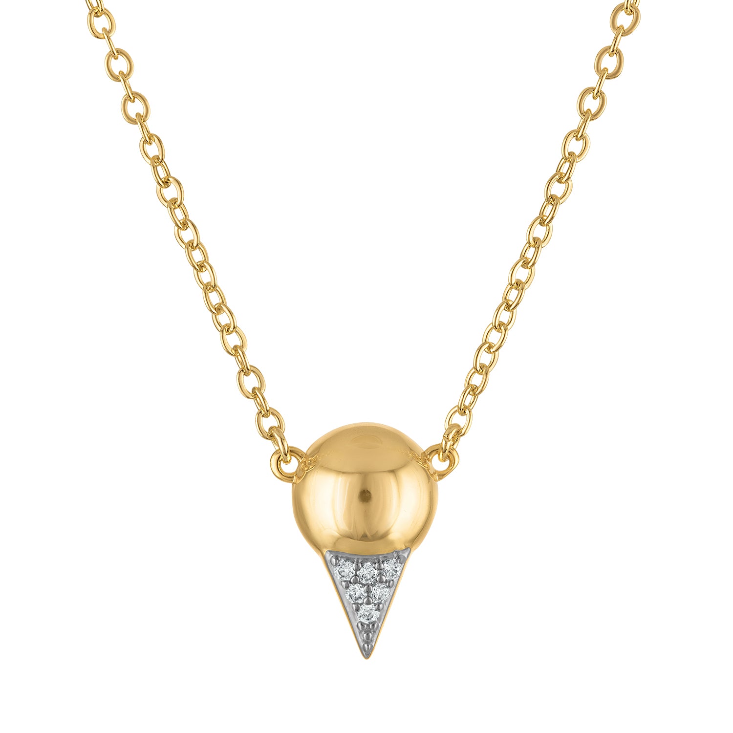 Spike Pave Necklace