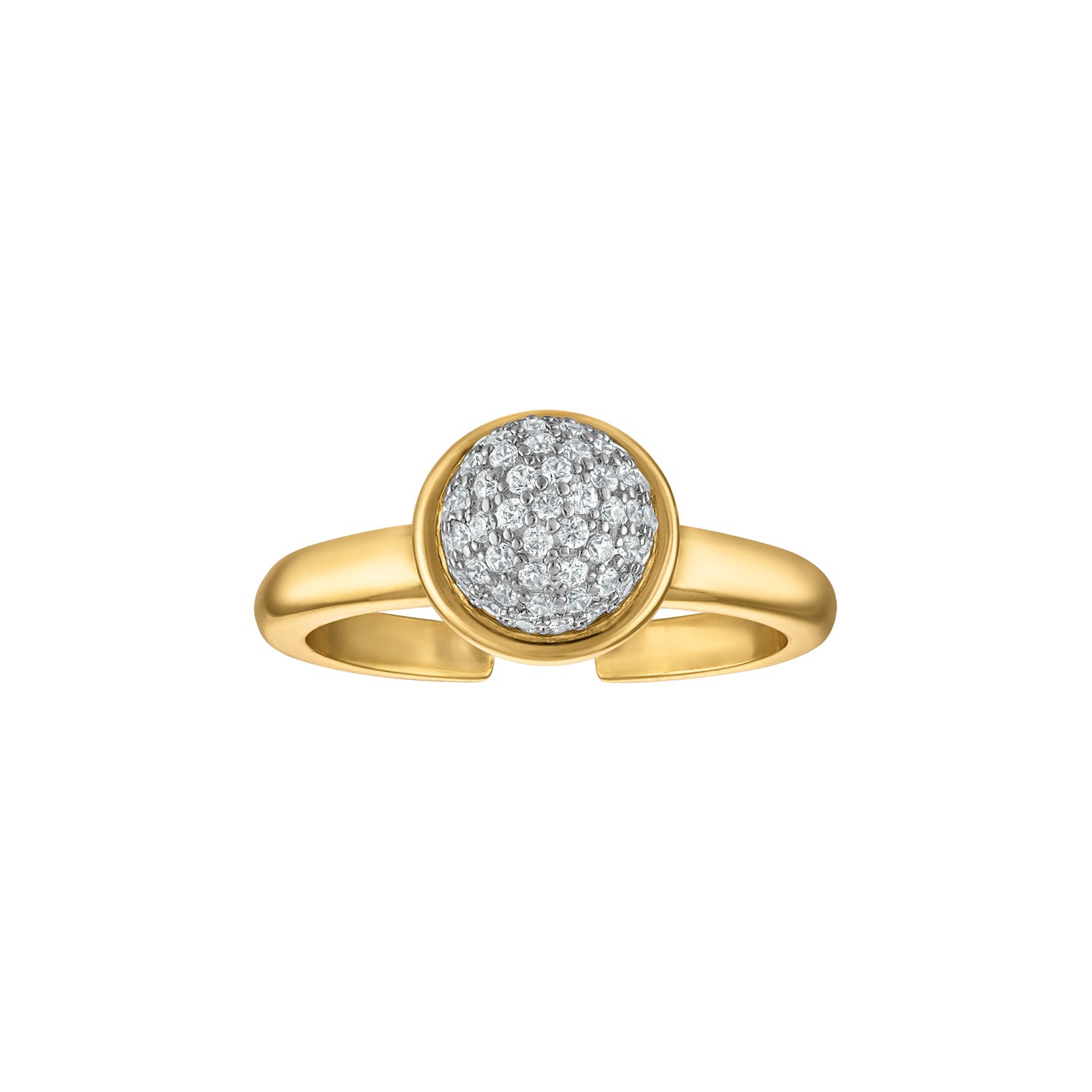 Halo Pave Ring