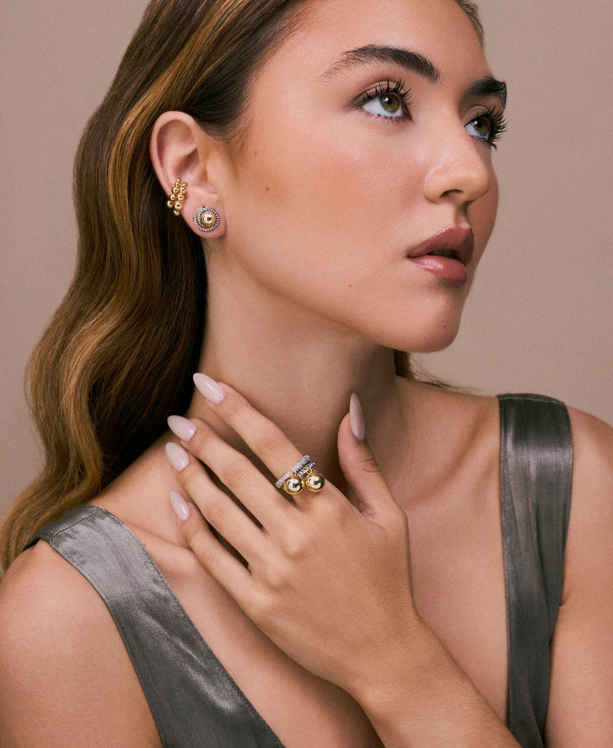 Pave Drop Ring