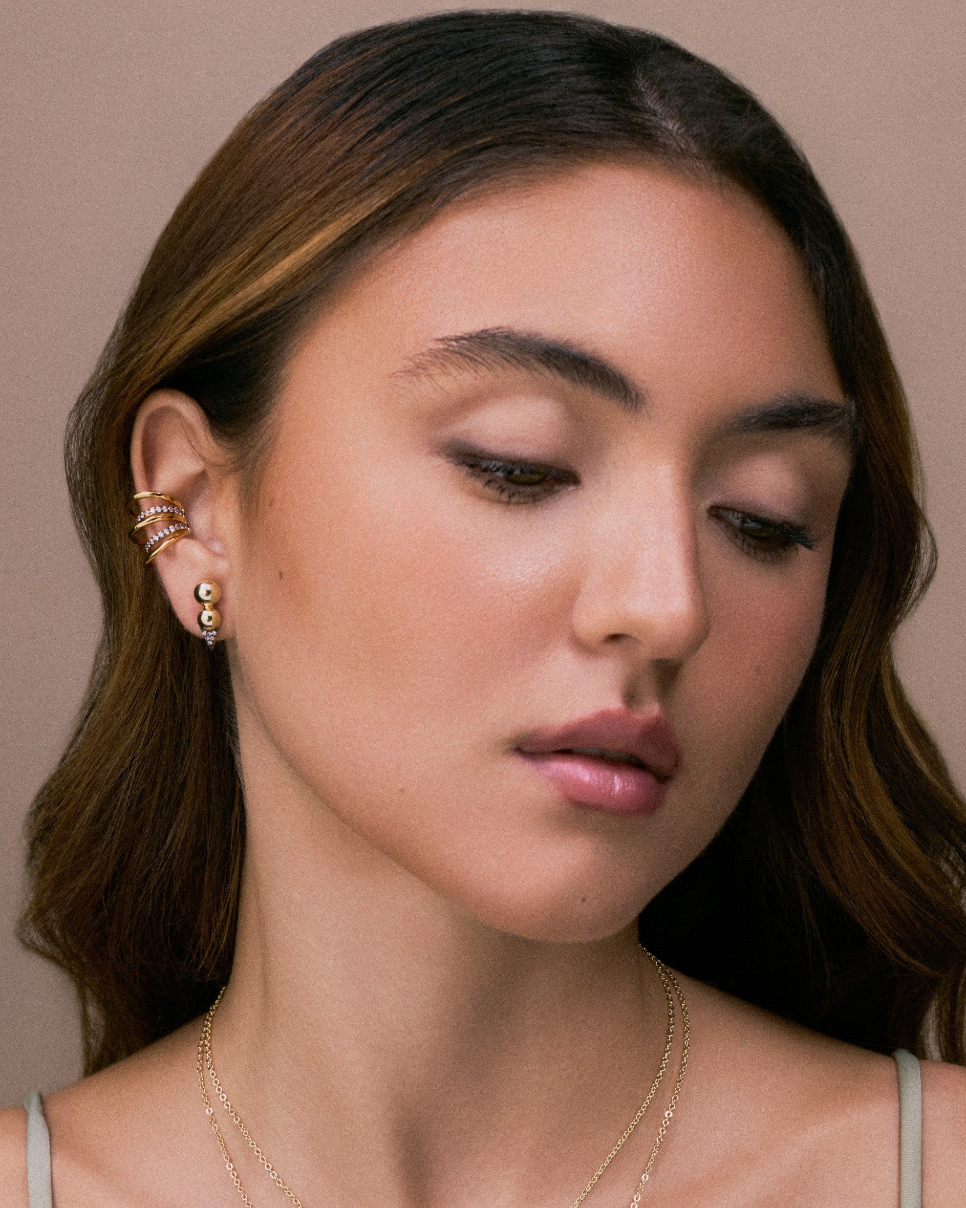 Double Scoop Earrings