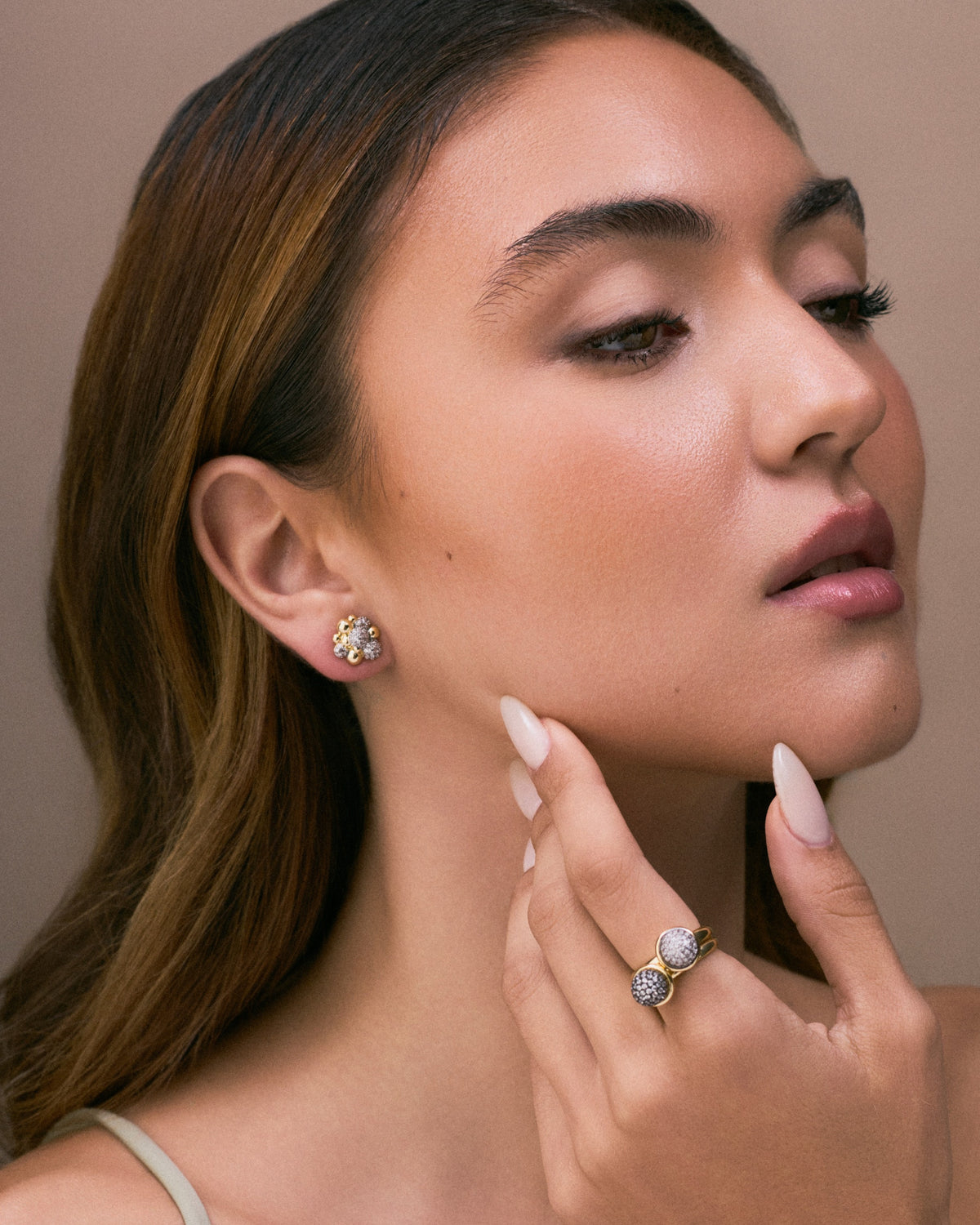 Prosecco Stud Earrings