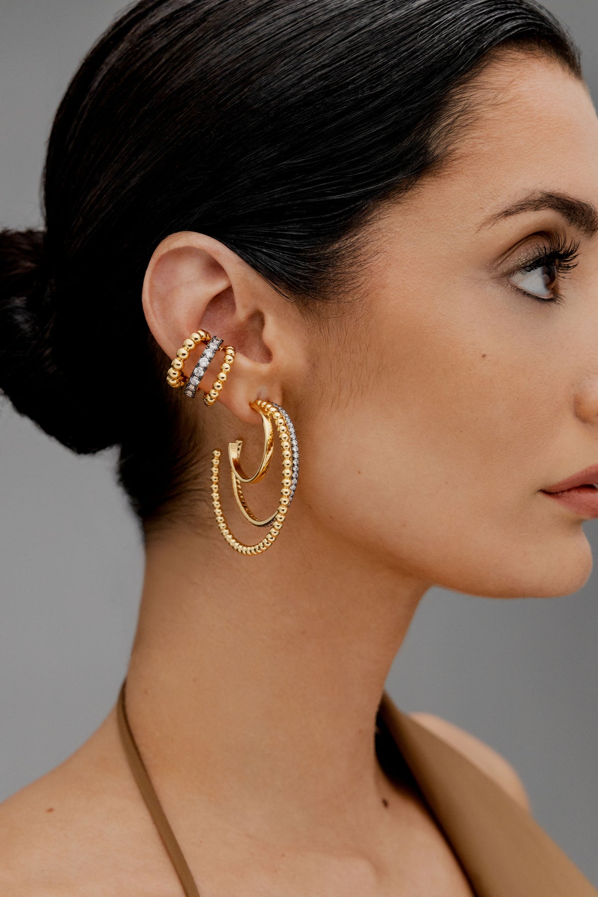 Talia Statement Hoop Earrings - Josefina Jewels