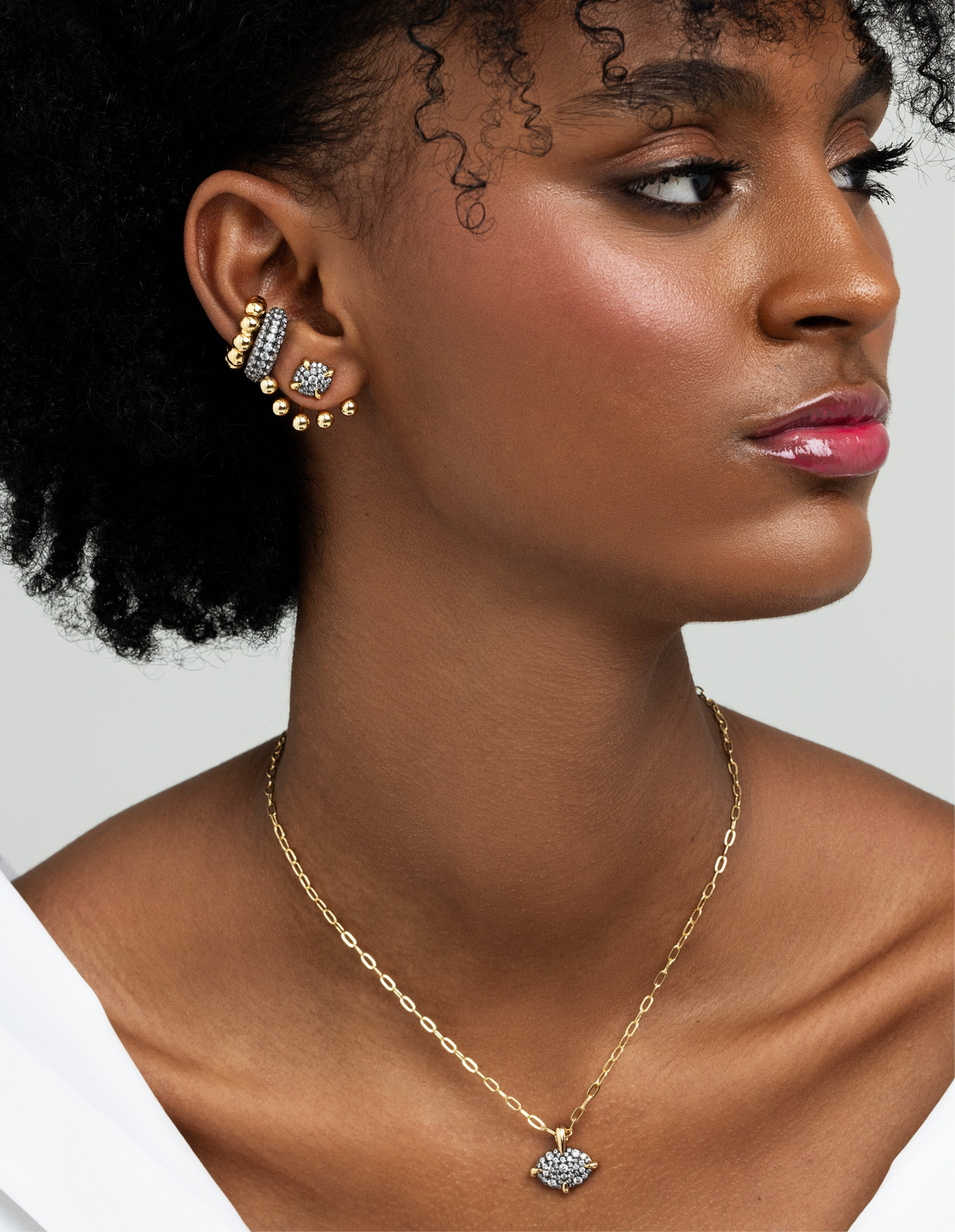 Pave Ear Cuff - Josefina Jewels