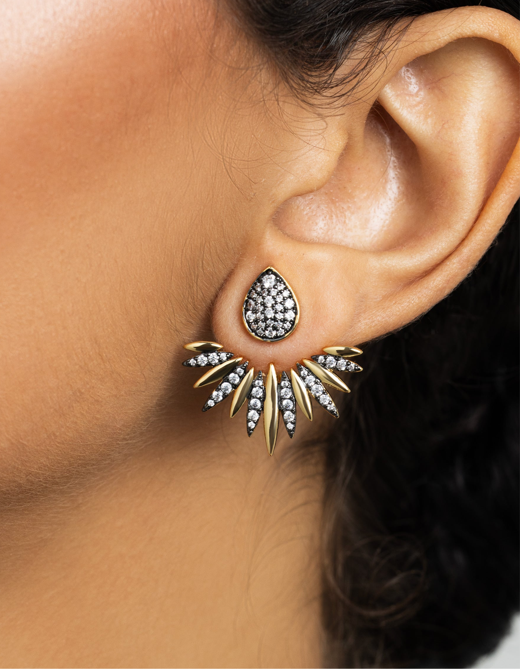Spike Ear Jacket - Josefina Jewels