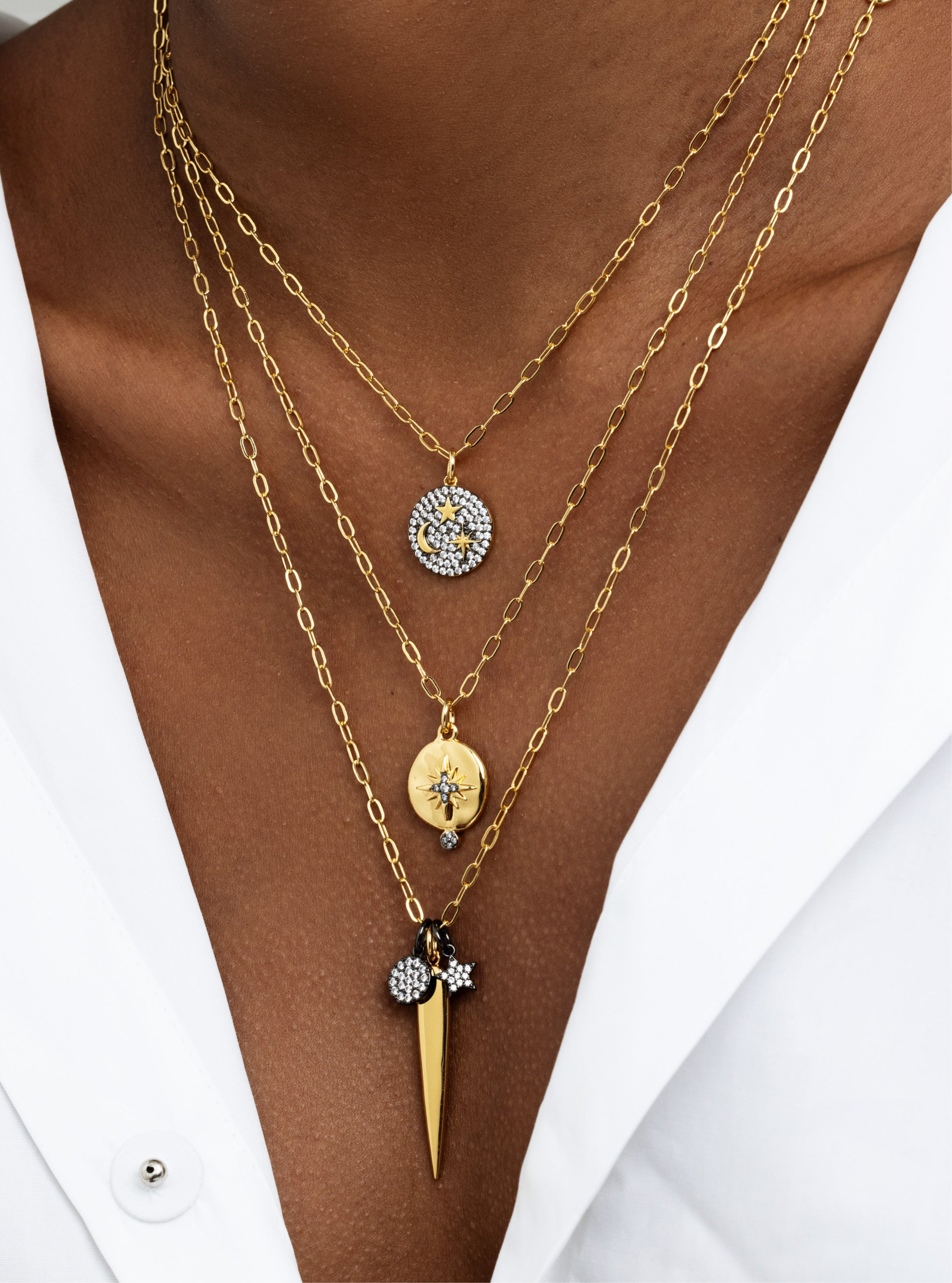 Constellation Pave Necklace - Josefina Jewels