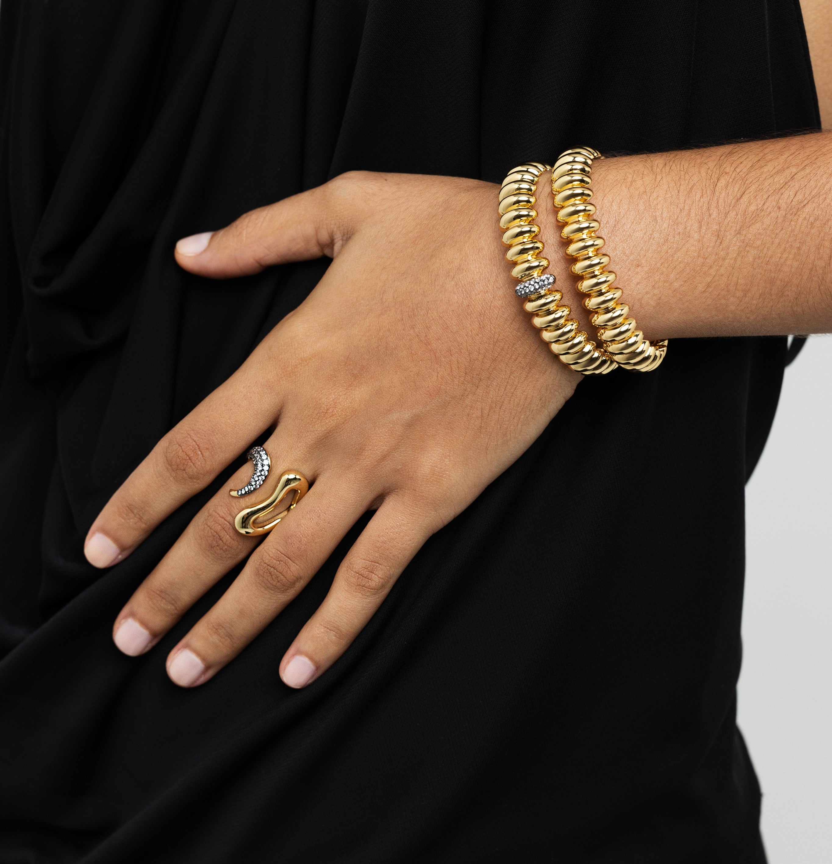 Spike Sparkle Ring - Josefina Jewels