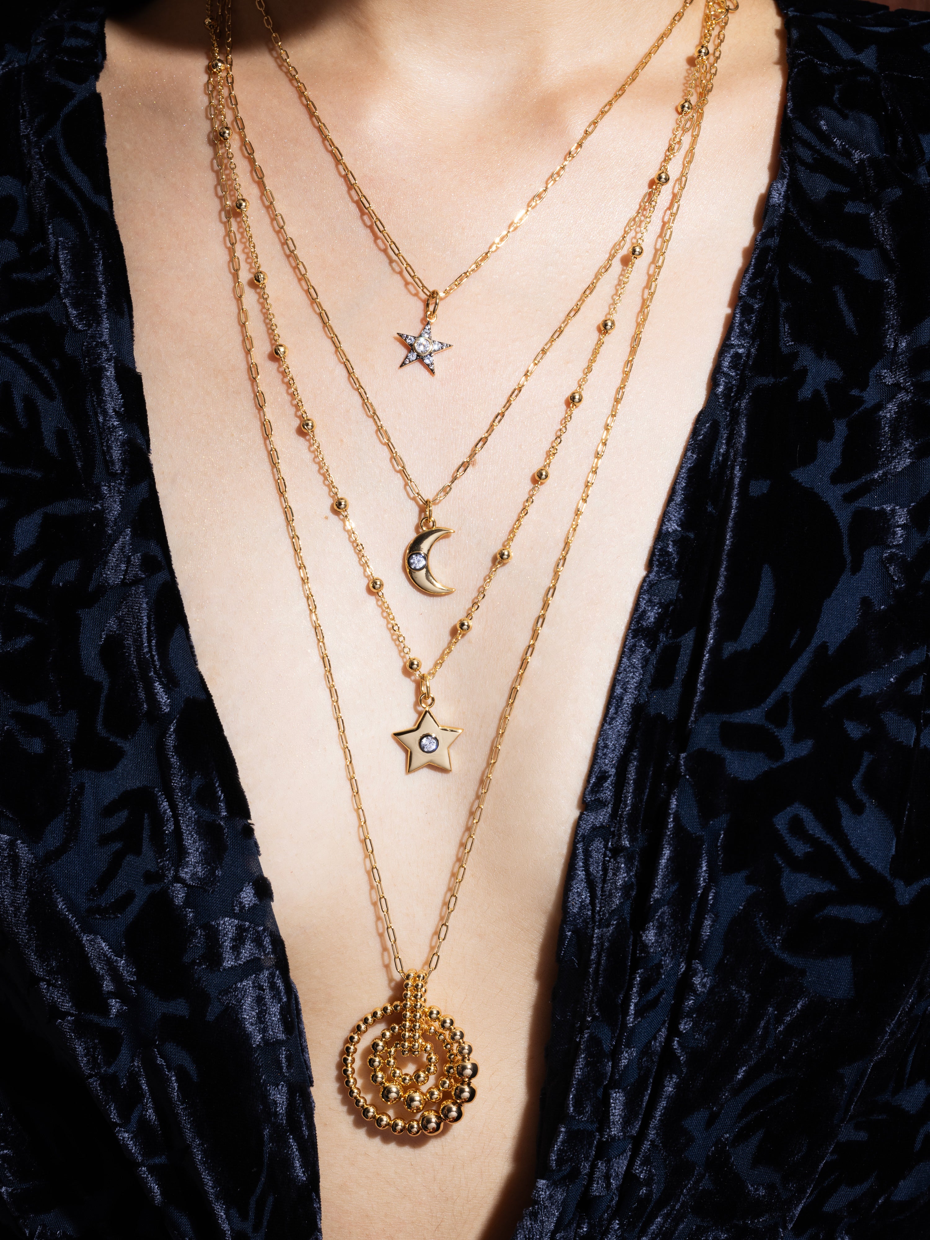 Dazzling Luna Necklace - Josefina Jewels