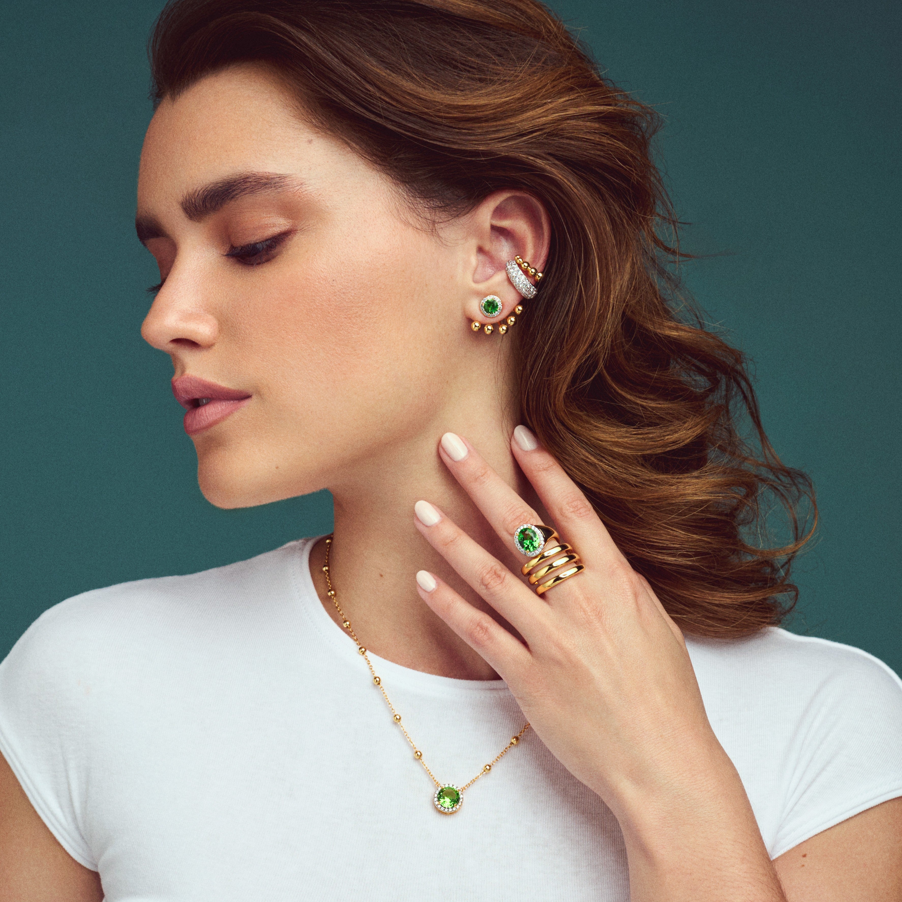 Aurora Stud Earrings - Josefina Jewels