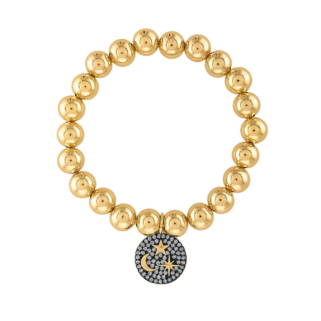 Constellation Pave Beaded Bracelet - Josefina Jewels