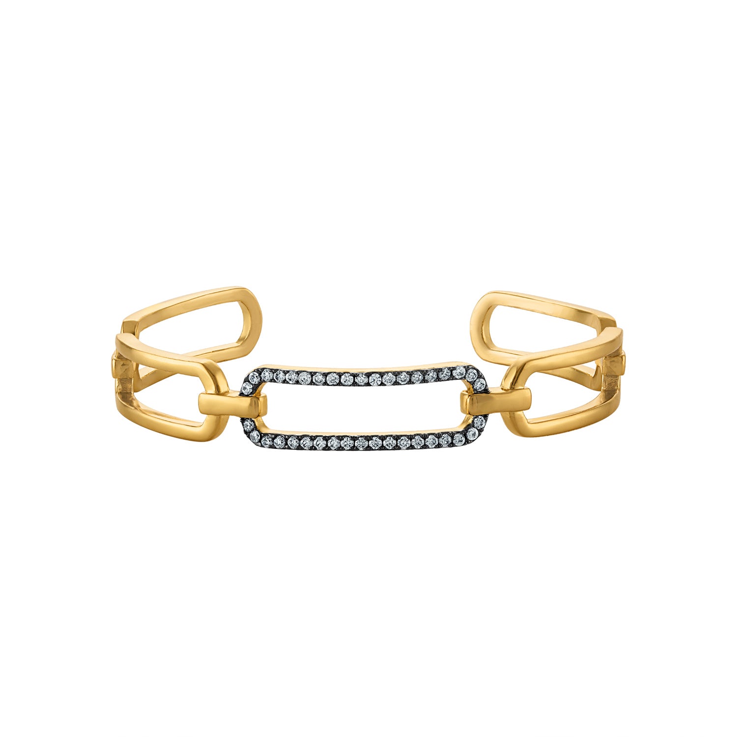 Golden Link Cuff - Josefina Jewels