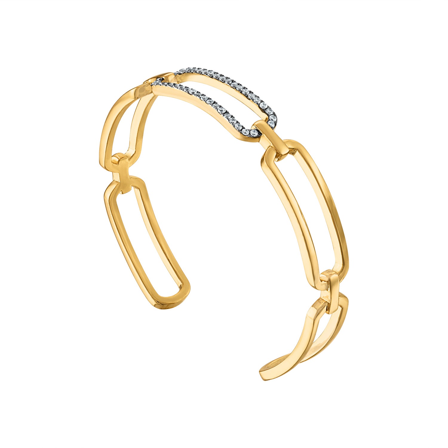 Golden Link Cuff - Josefina Jewels