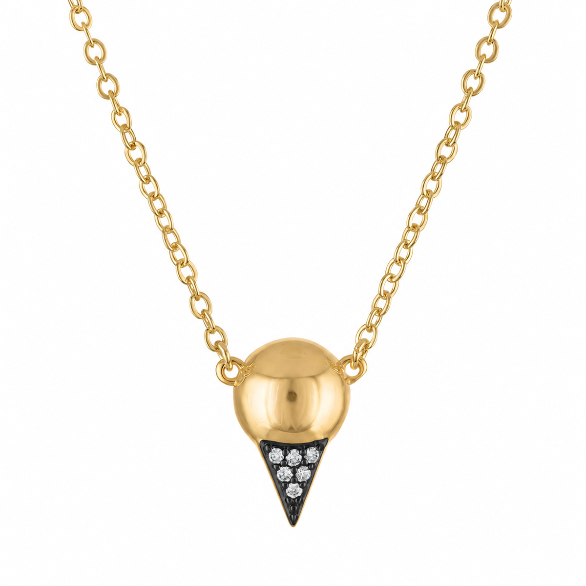 Spike Pave Necklace