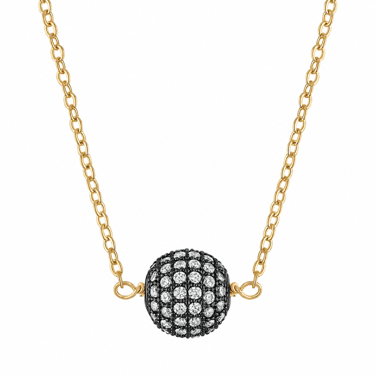 Pave Orb Necklace