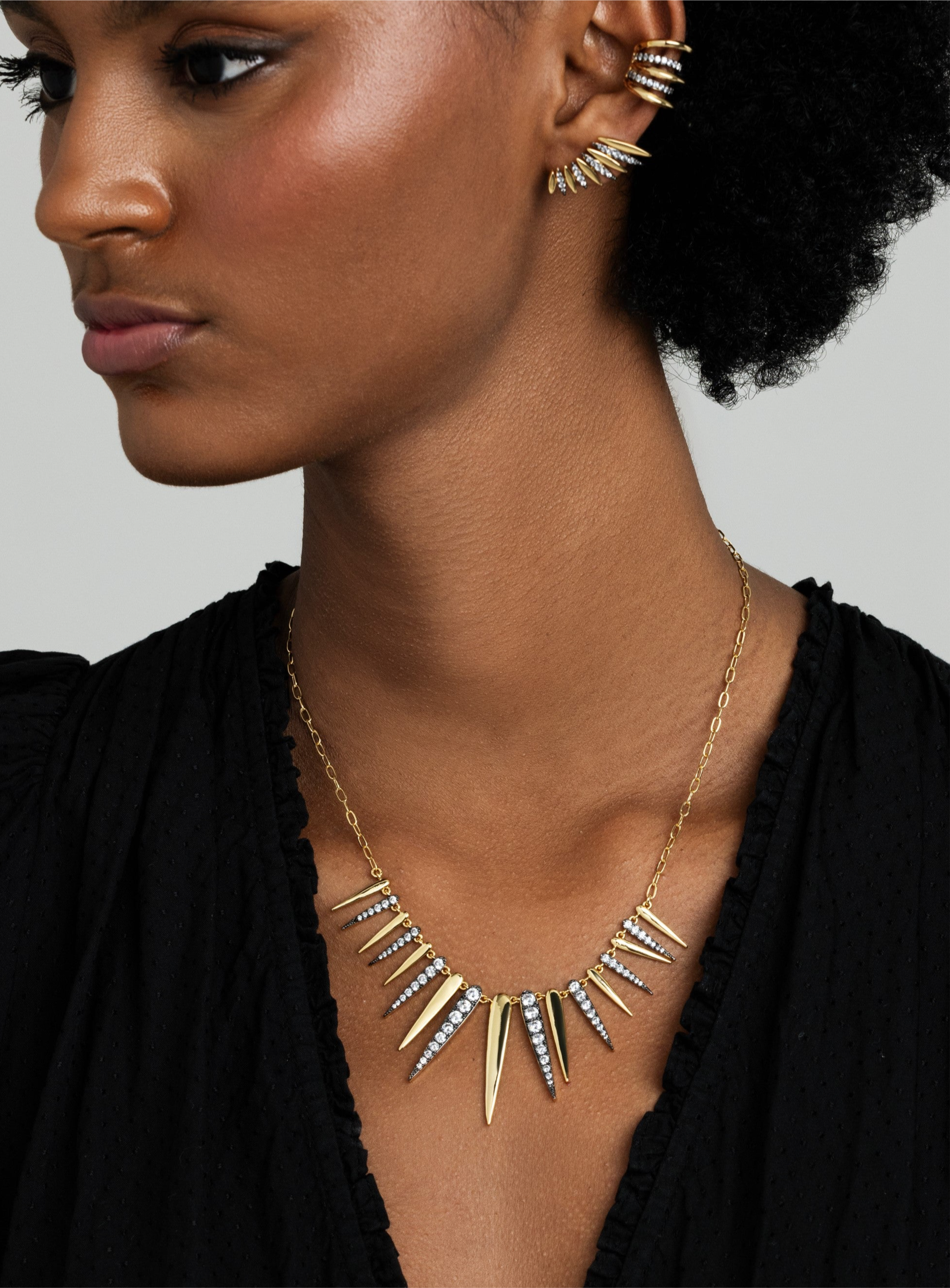 Spike Statement Necklace - Josefina Jewels