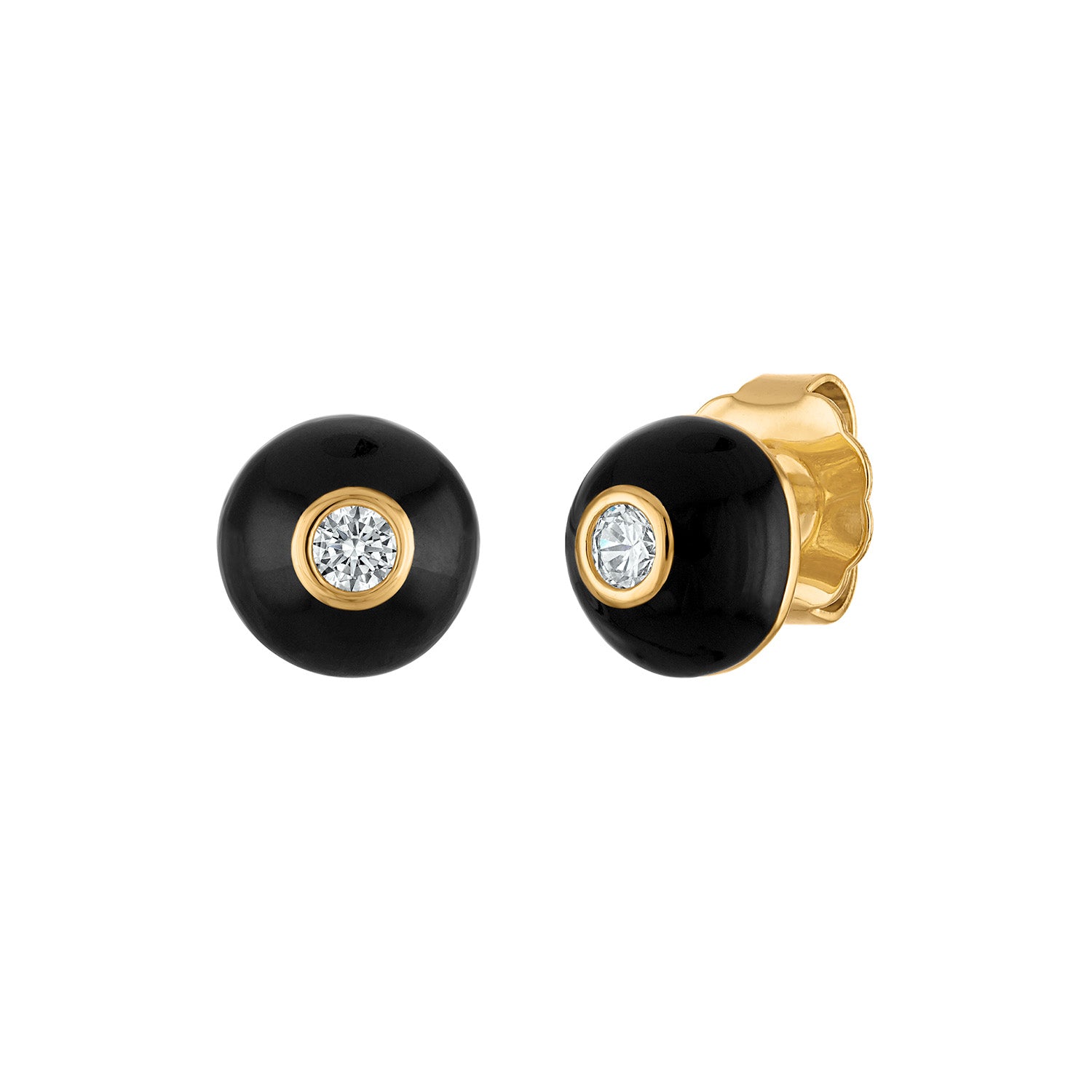 Diana Enamel Stud Earrings - Josefina Jewels