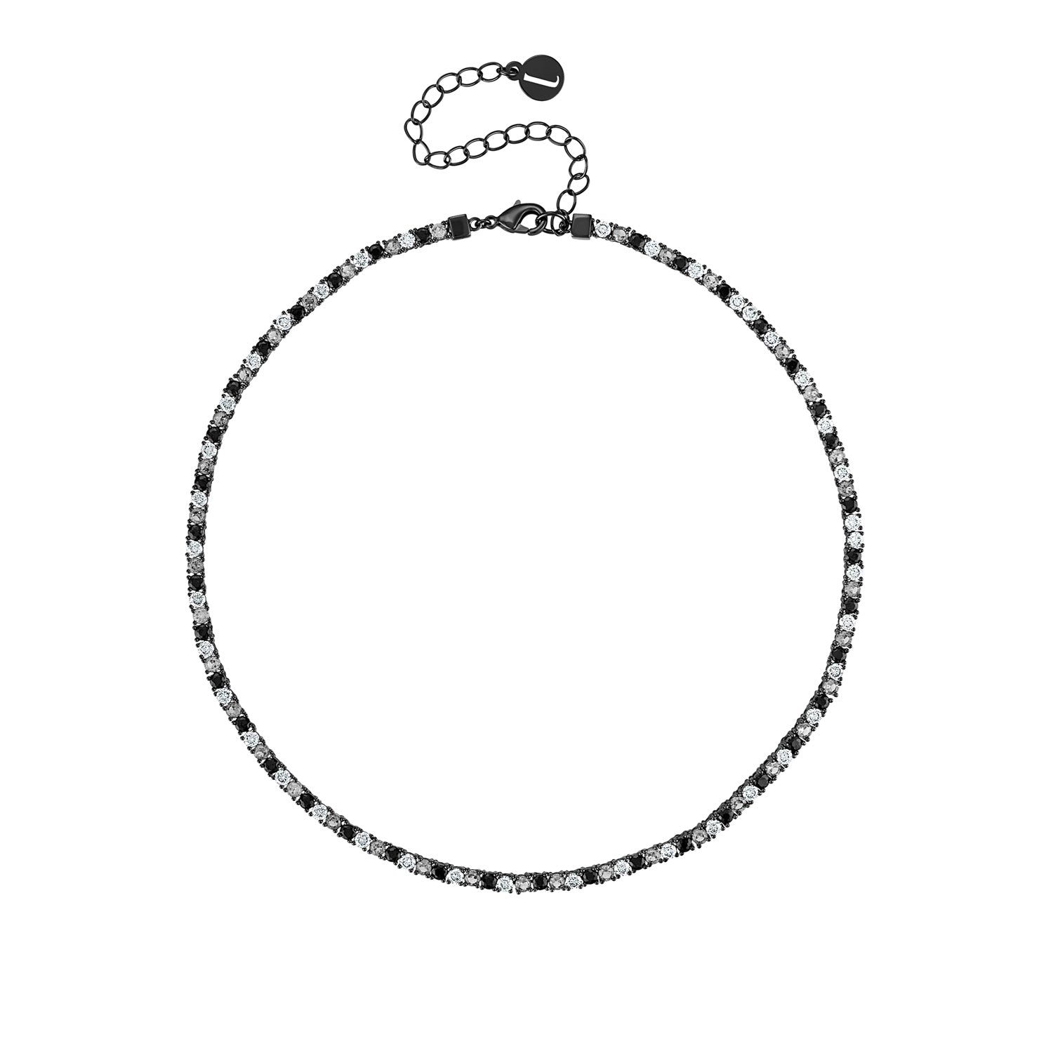 Colorful Tennis Necklace - Josefina Jewels