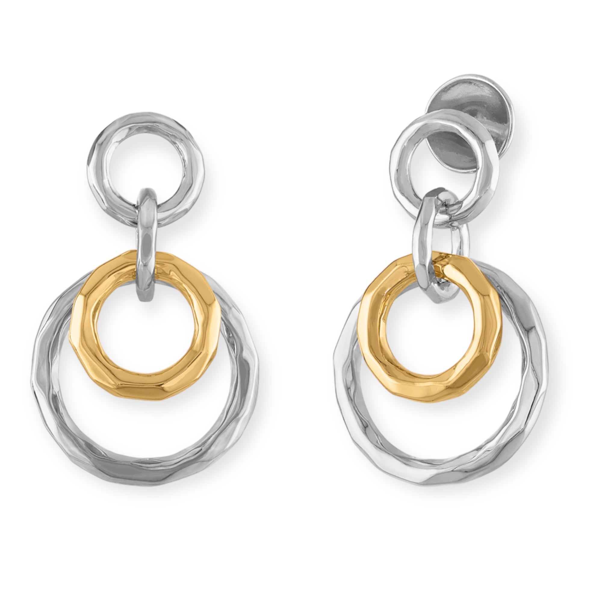 Paula Hammered Earrings - Josefina Jewels