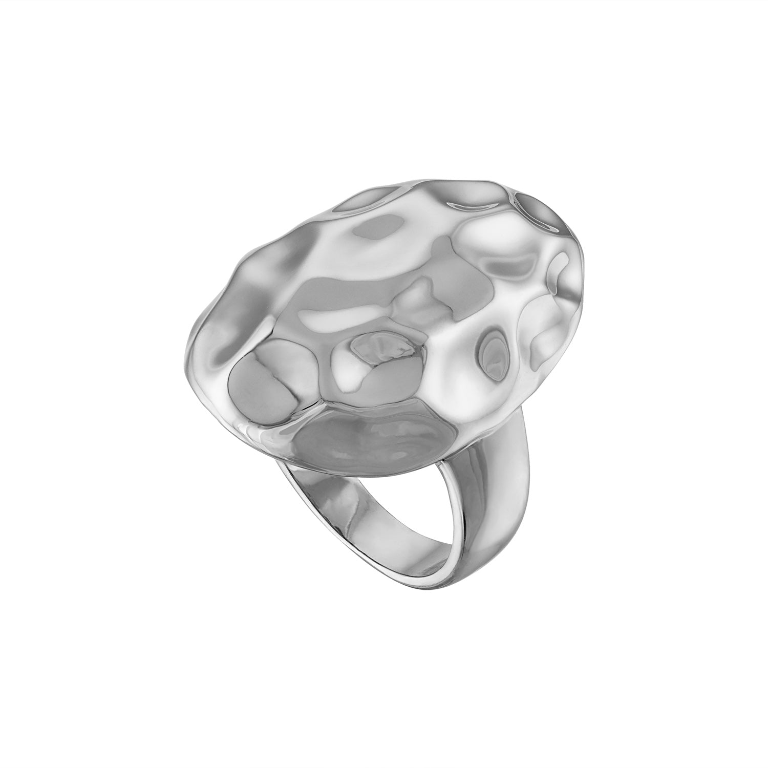 Dome Hammered Ring - Josefina Jewels