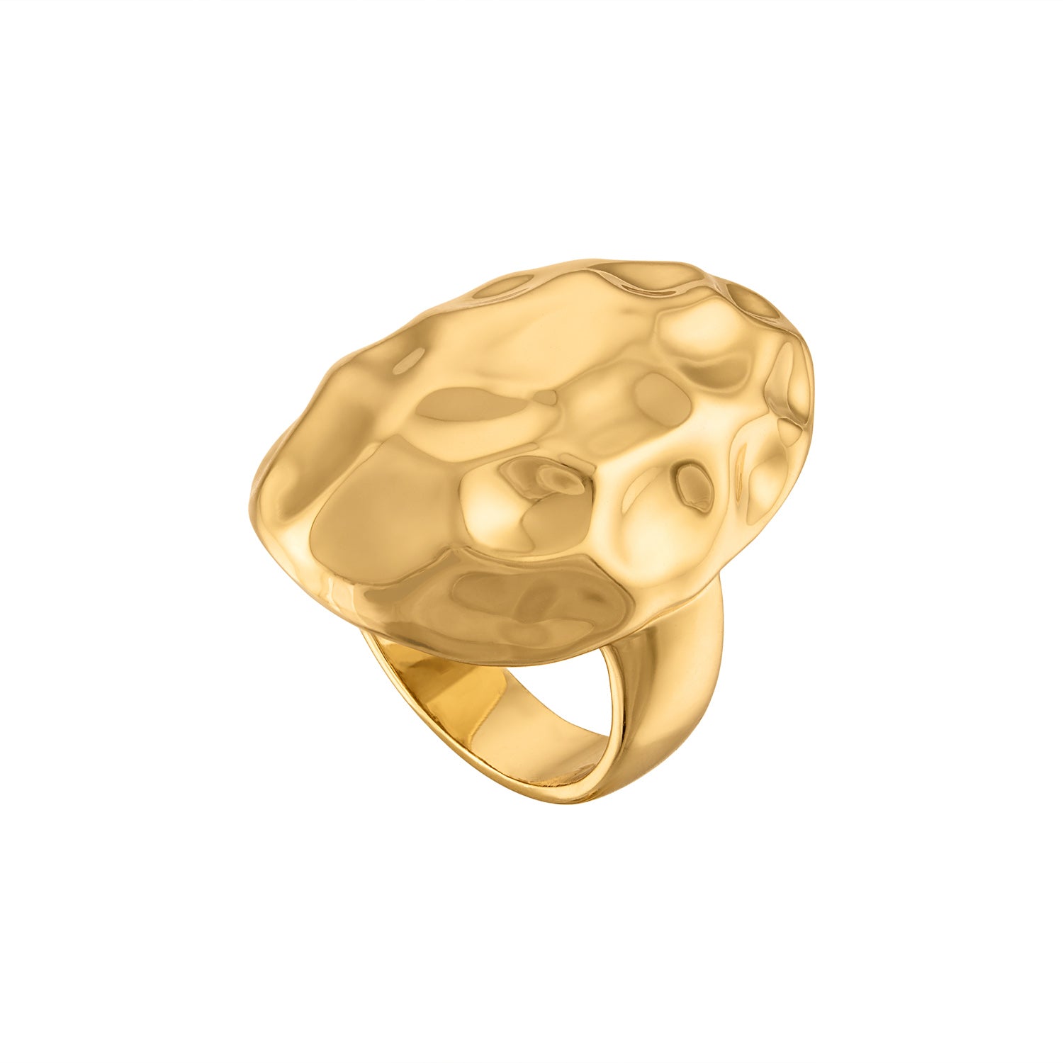 Dome Hammered Ring - Josefina Jewels
