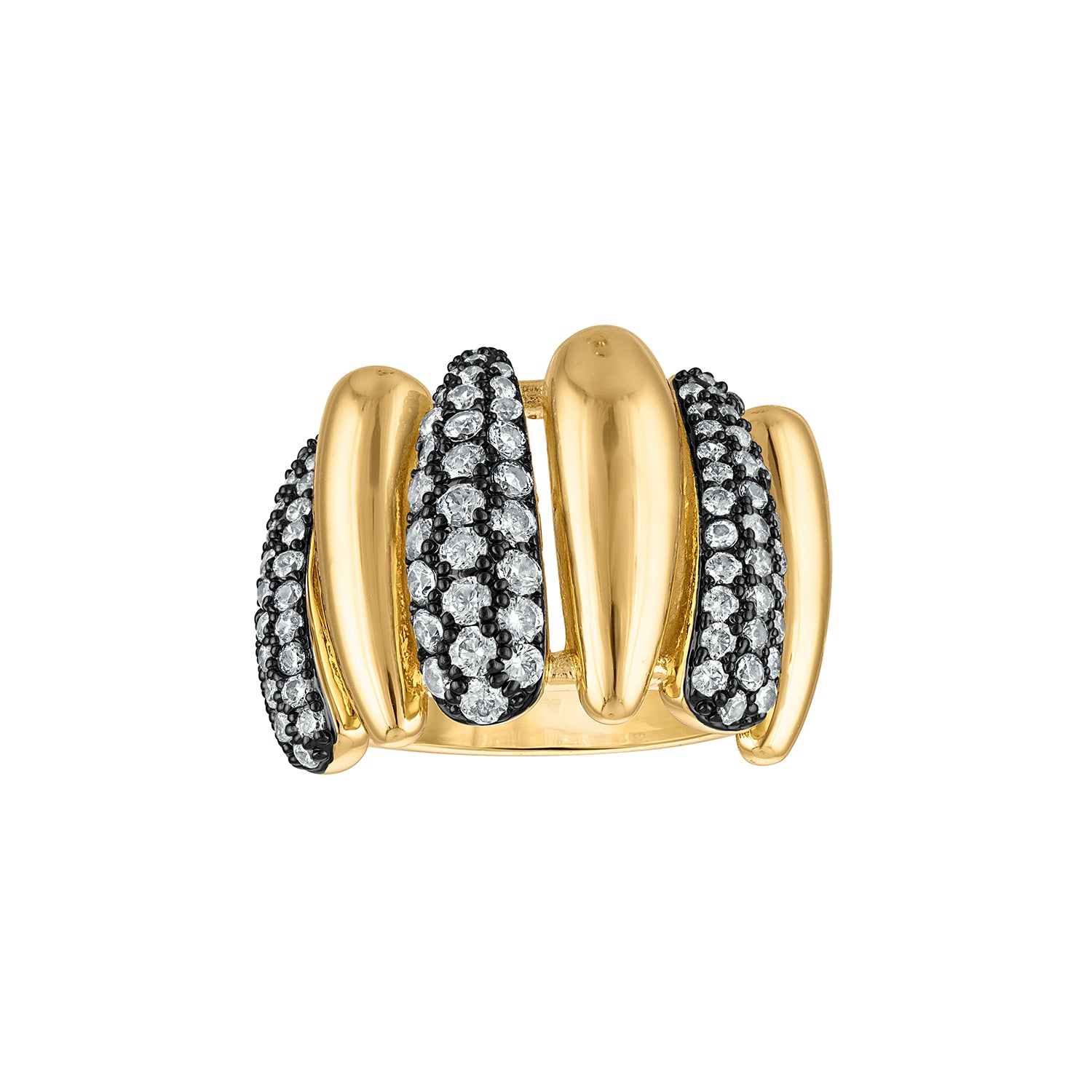 Spike Pave Ring - Josefina Jewels