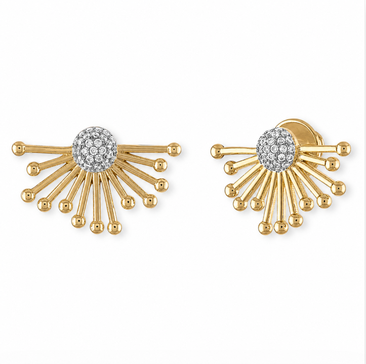Natalia Fan Earrings - Josefina Jewels