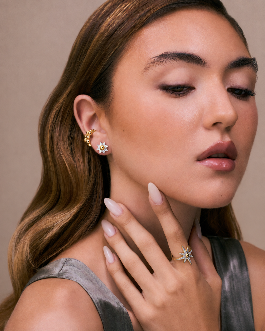 Sunburst Stud Earrings - Josefina Jewels