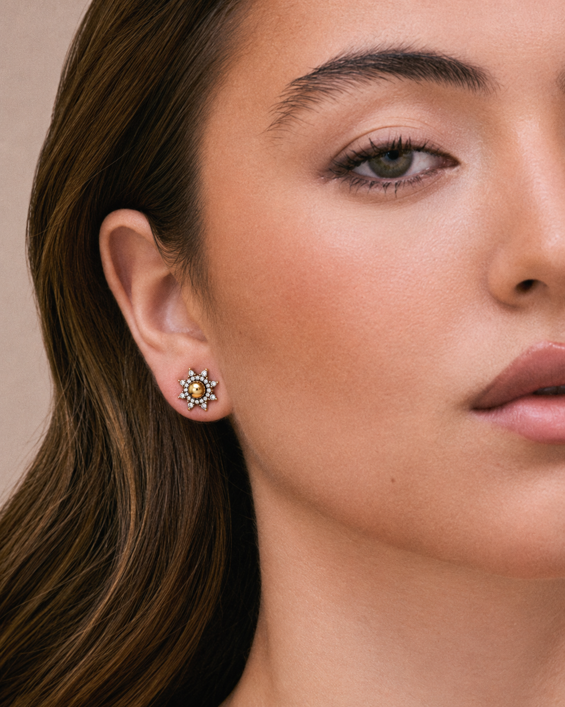 Sunburst Stud Earrings - Josefina Jewels