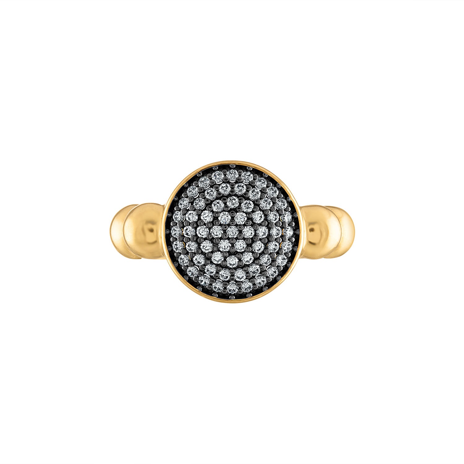 Emilia Large Pave Ring - Josefina Jewels