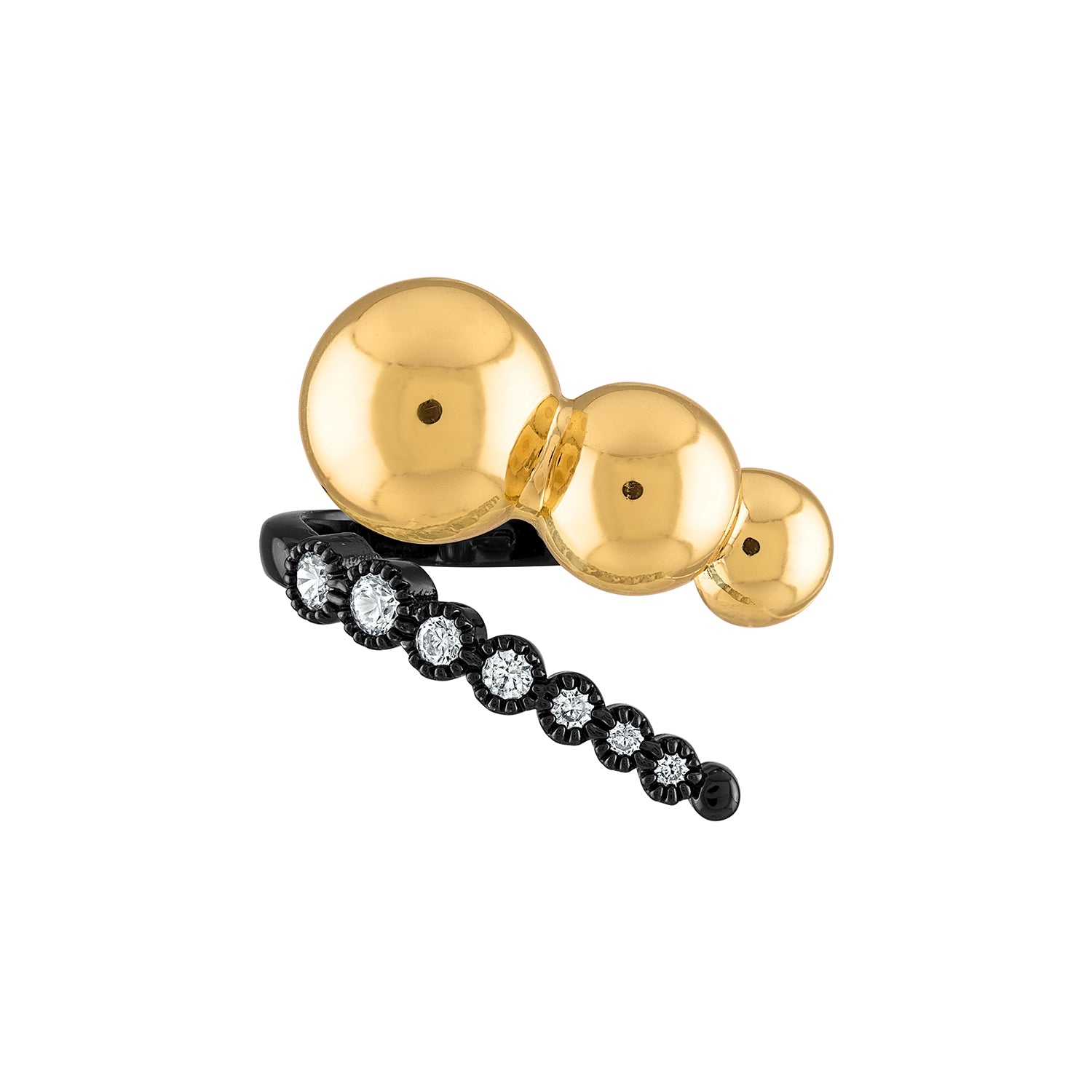 Olivia Two Tone Serpent Ring - Josefina Jewels