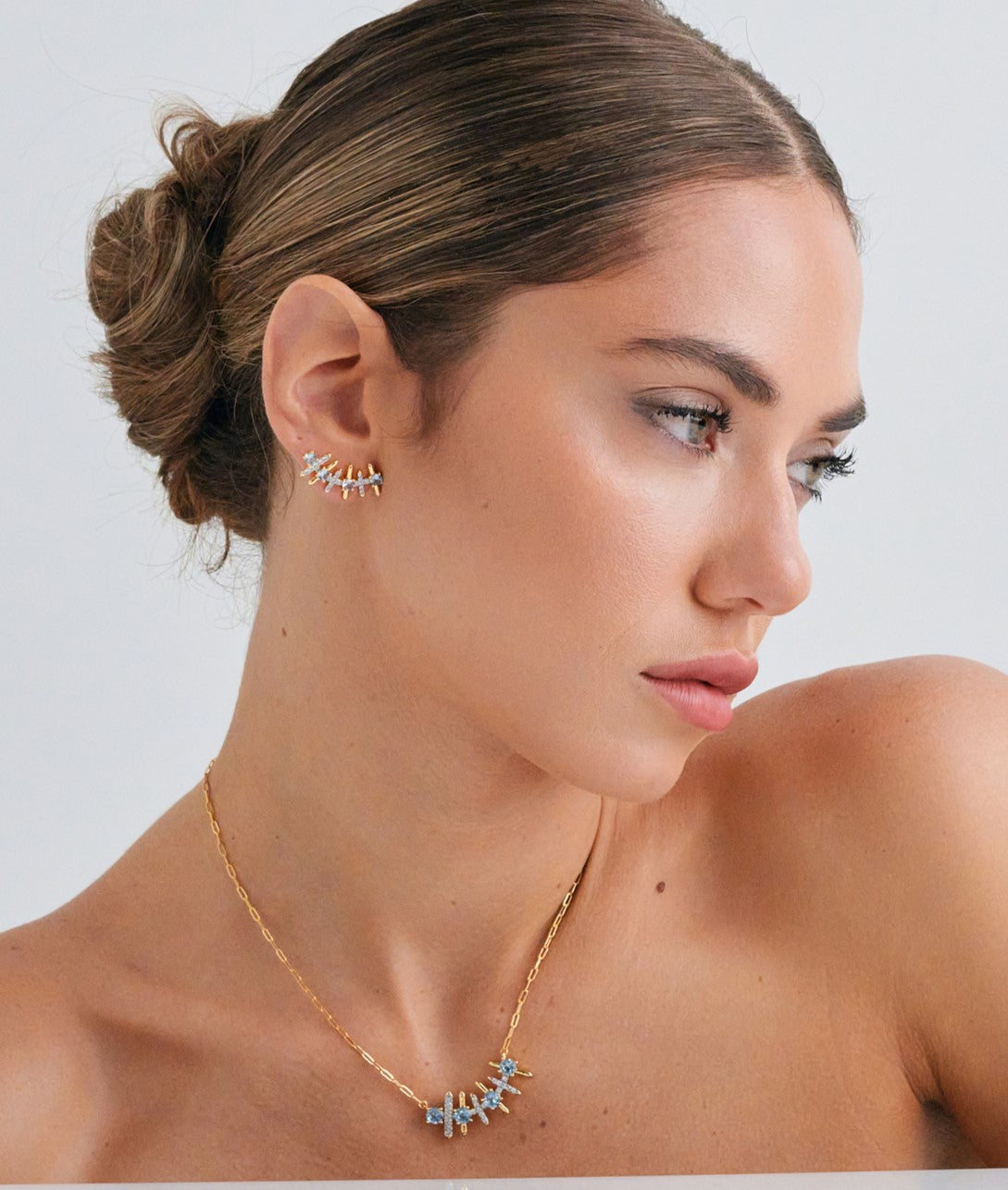 Alondra Ear Climber Earrings - Josefina Jewels