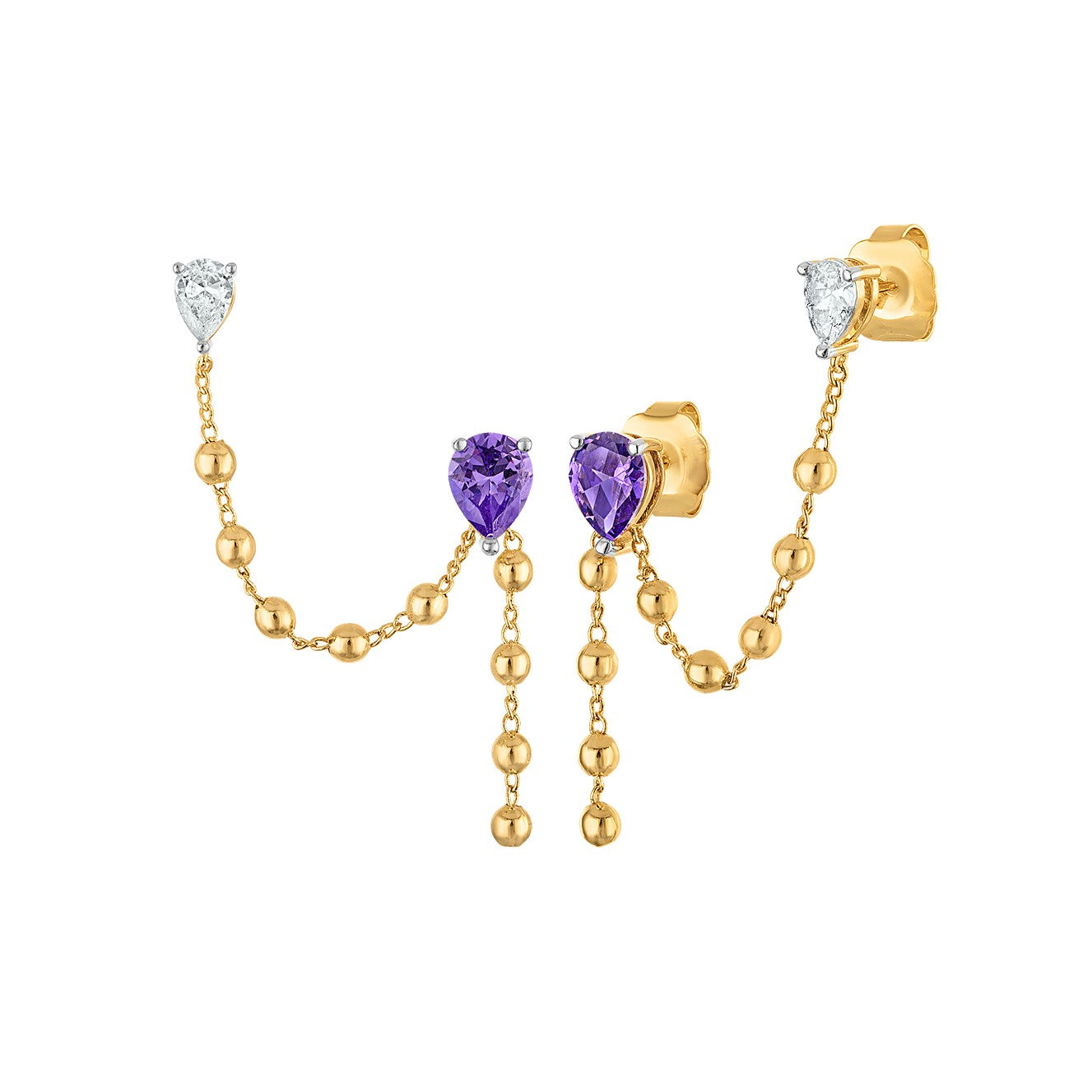 Stella 2 Piercing Earring - Josefina Jewels