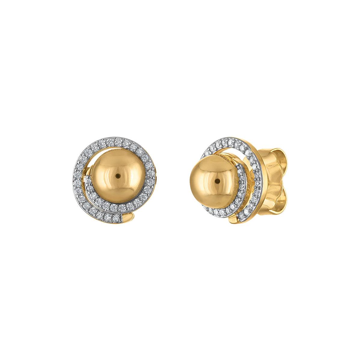 Halo Stud Earrings