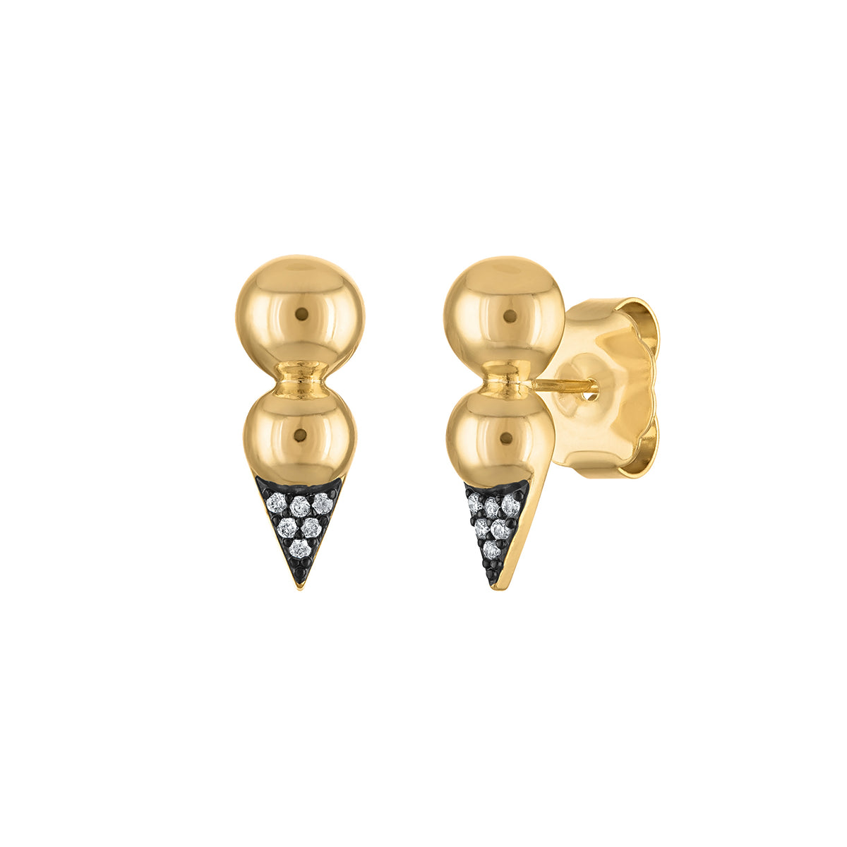 Double Scoop Earrings