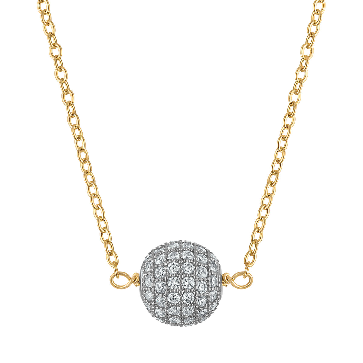 Pave Orb Necklace