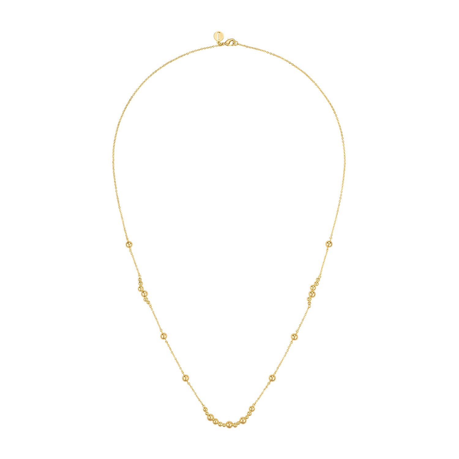 Golden Bubble Long Necklace