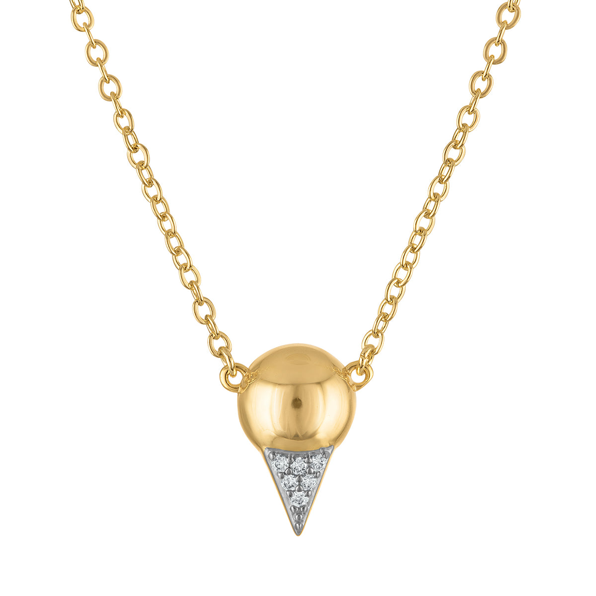Spike Pave Necklace