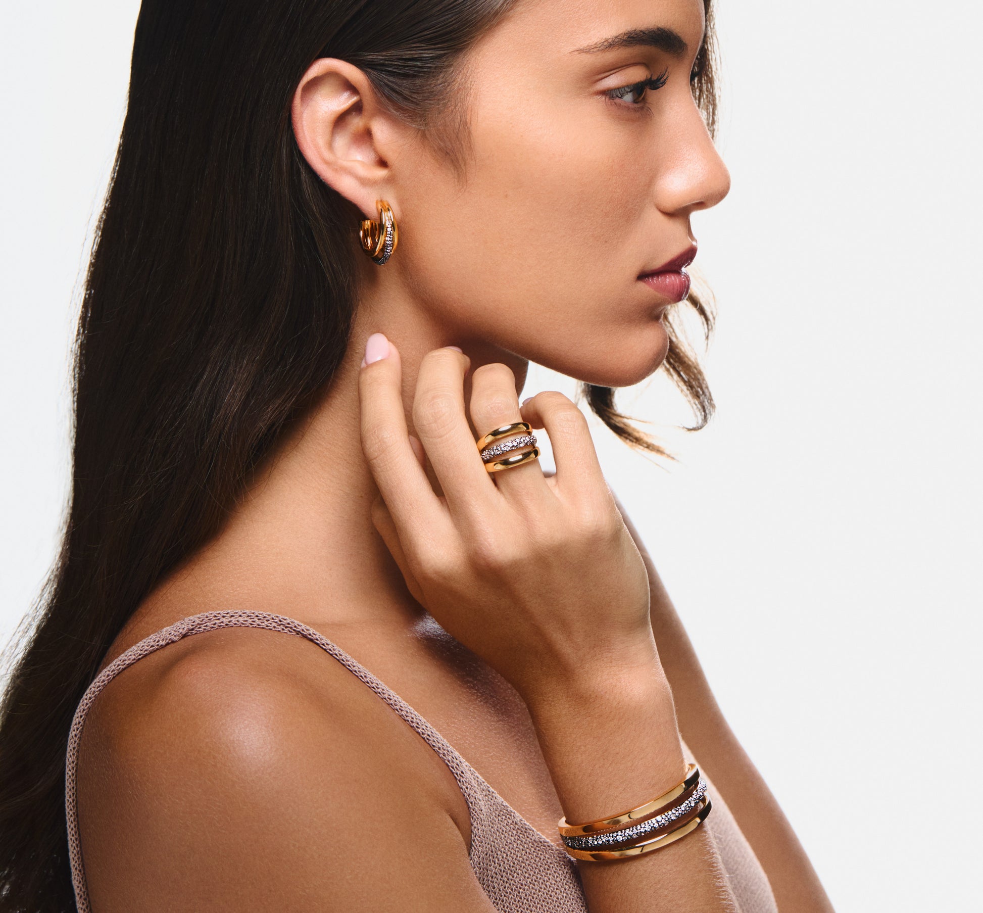 Fabiola Hoop Earring - Josefina Jewels