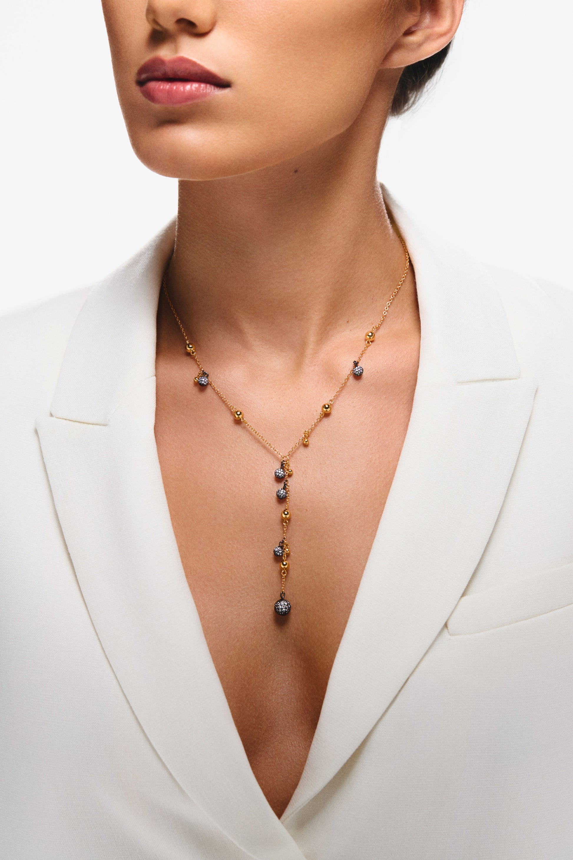 Isabella Tie Necklace - Josefina Jewels