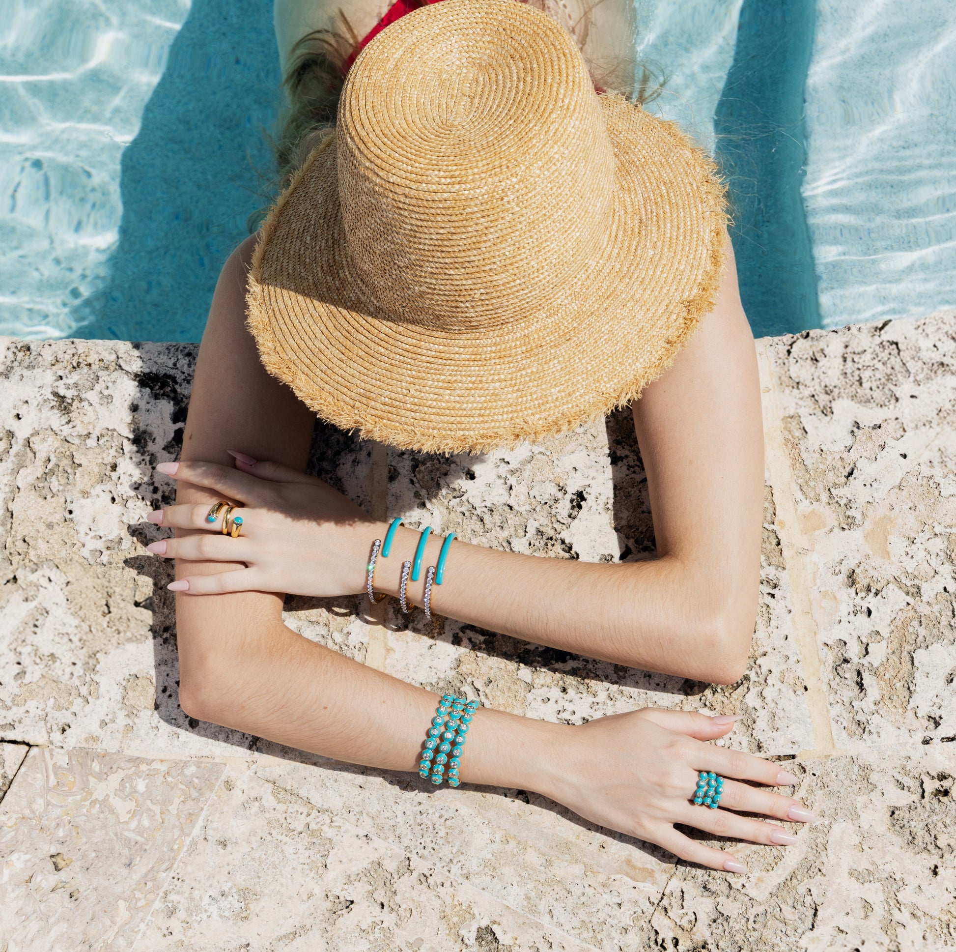 Enamel Swirl Ring - Josefina Jewels