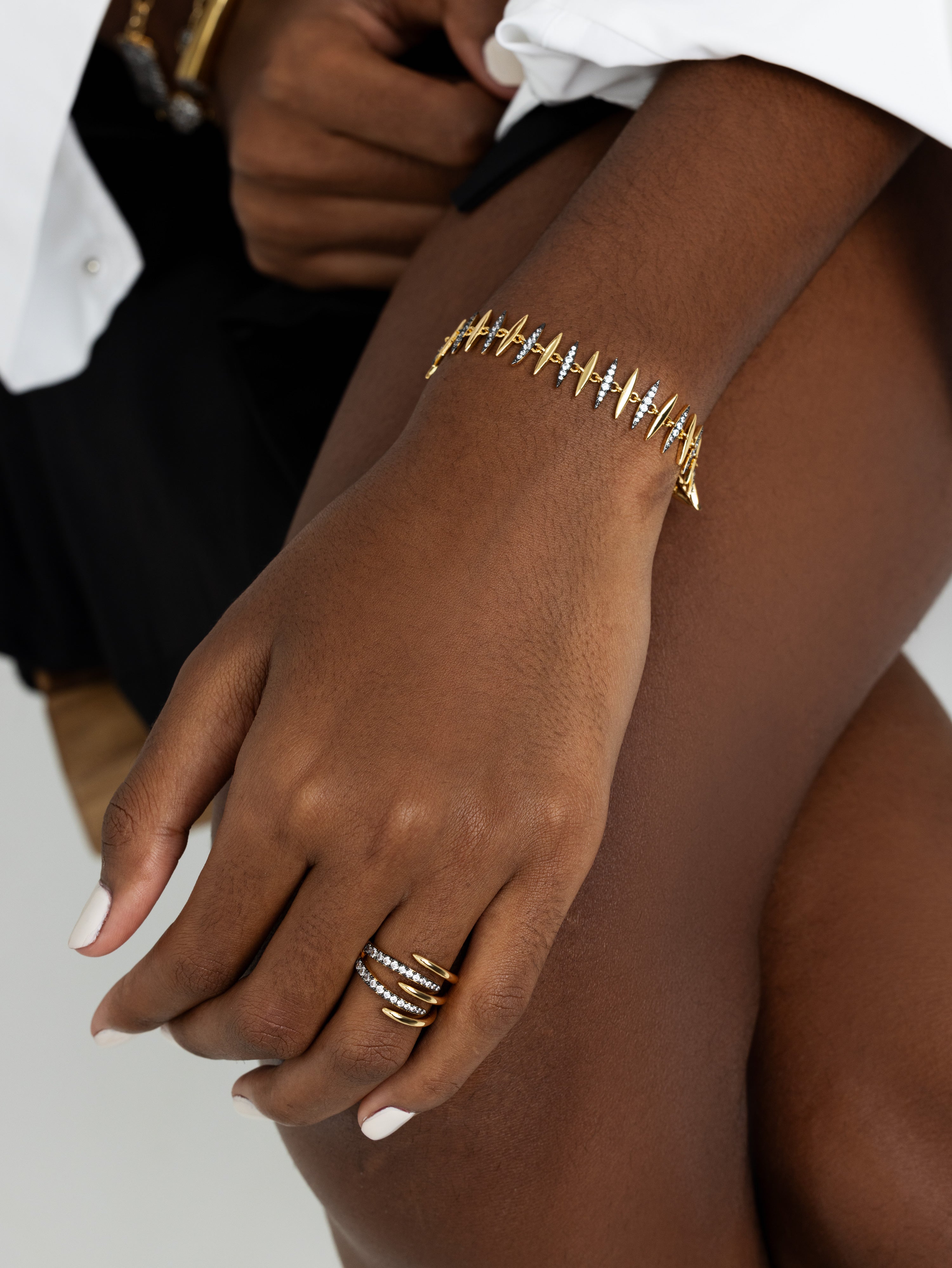 Spike Chain Bracelet - Josefina Jewels