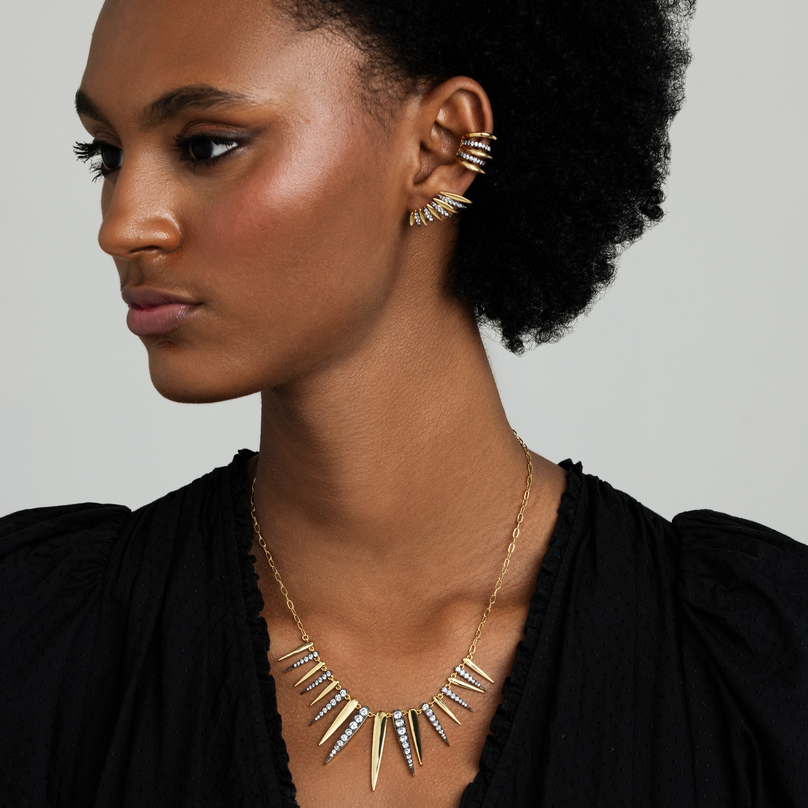 Spike Ear Climber Earring - Josefina Jewels