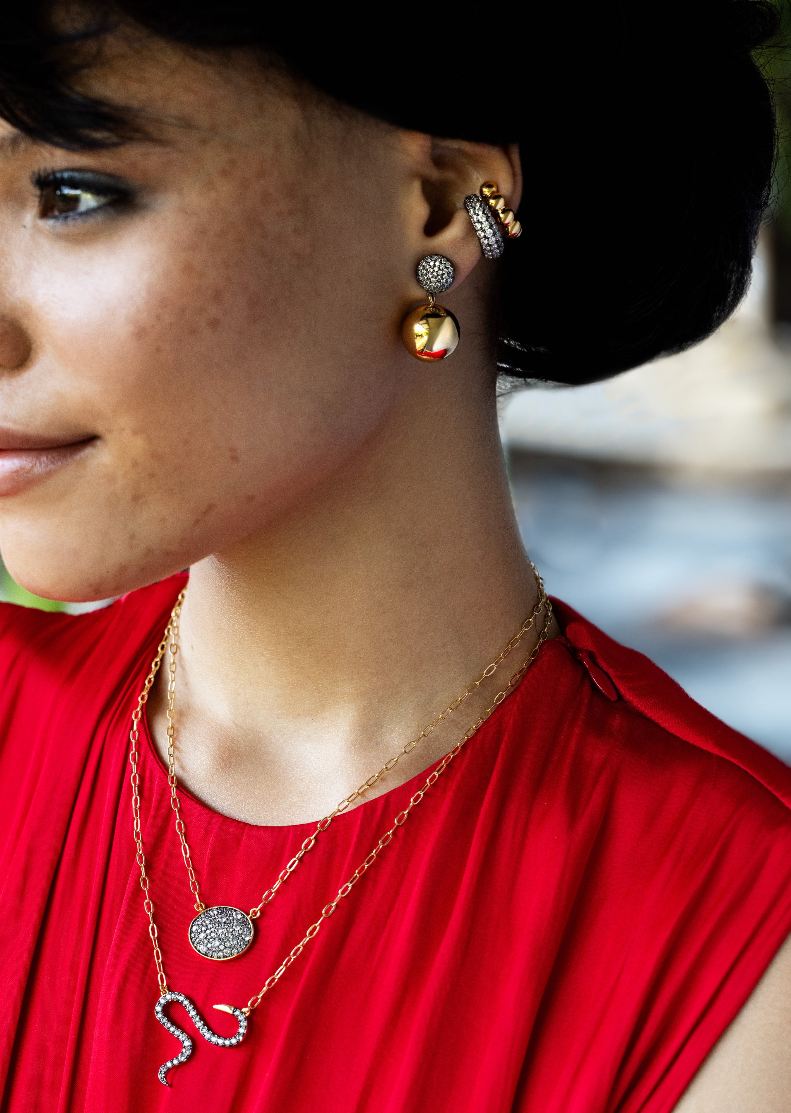 Caroline Earrings - Josefina Jewels