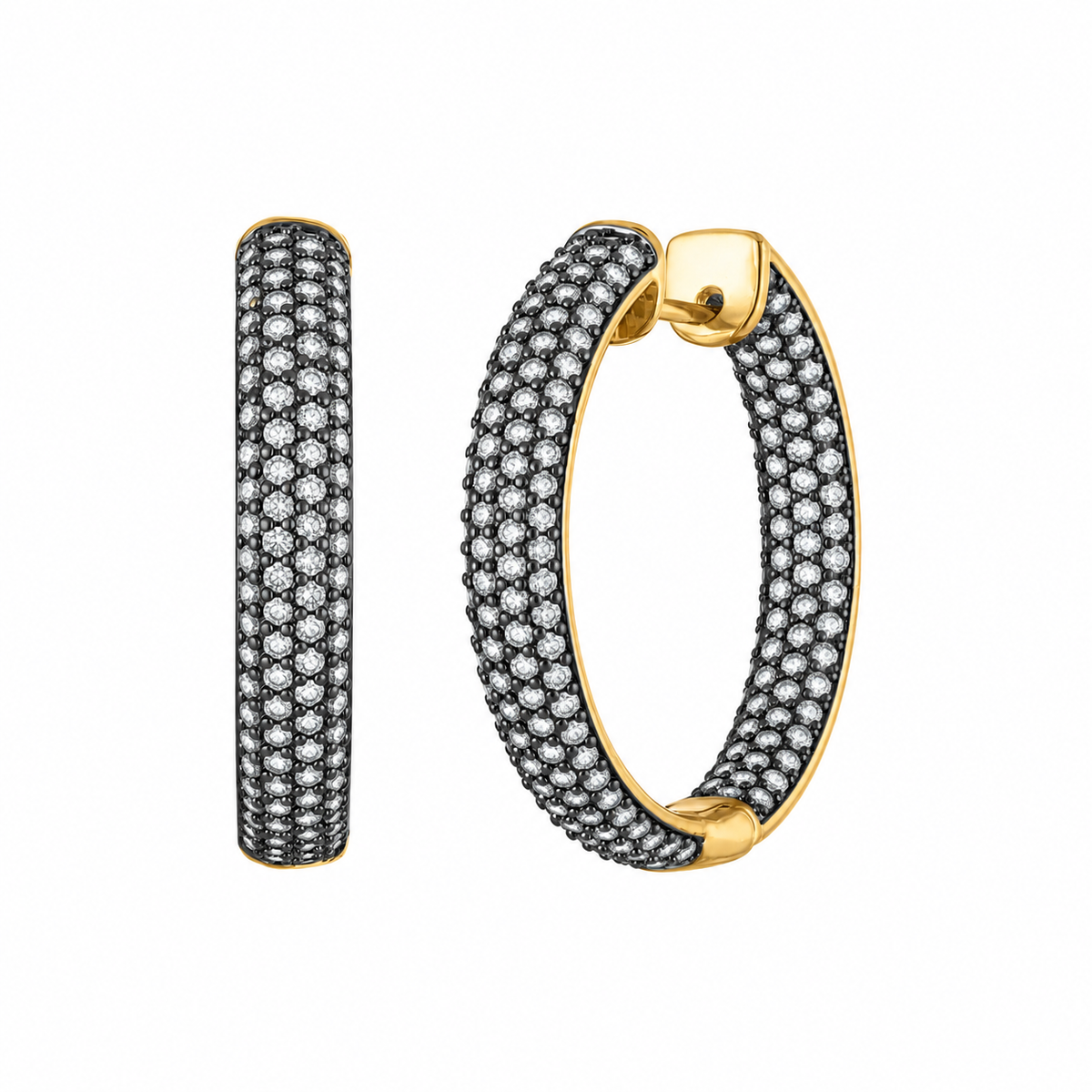 Pave Statement Hoops