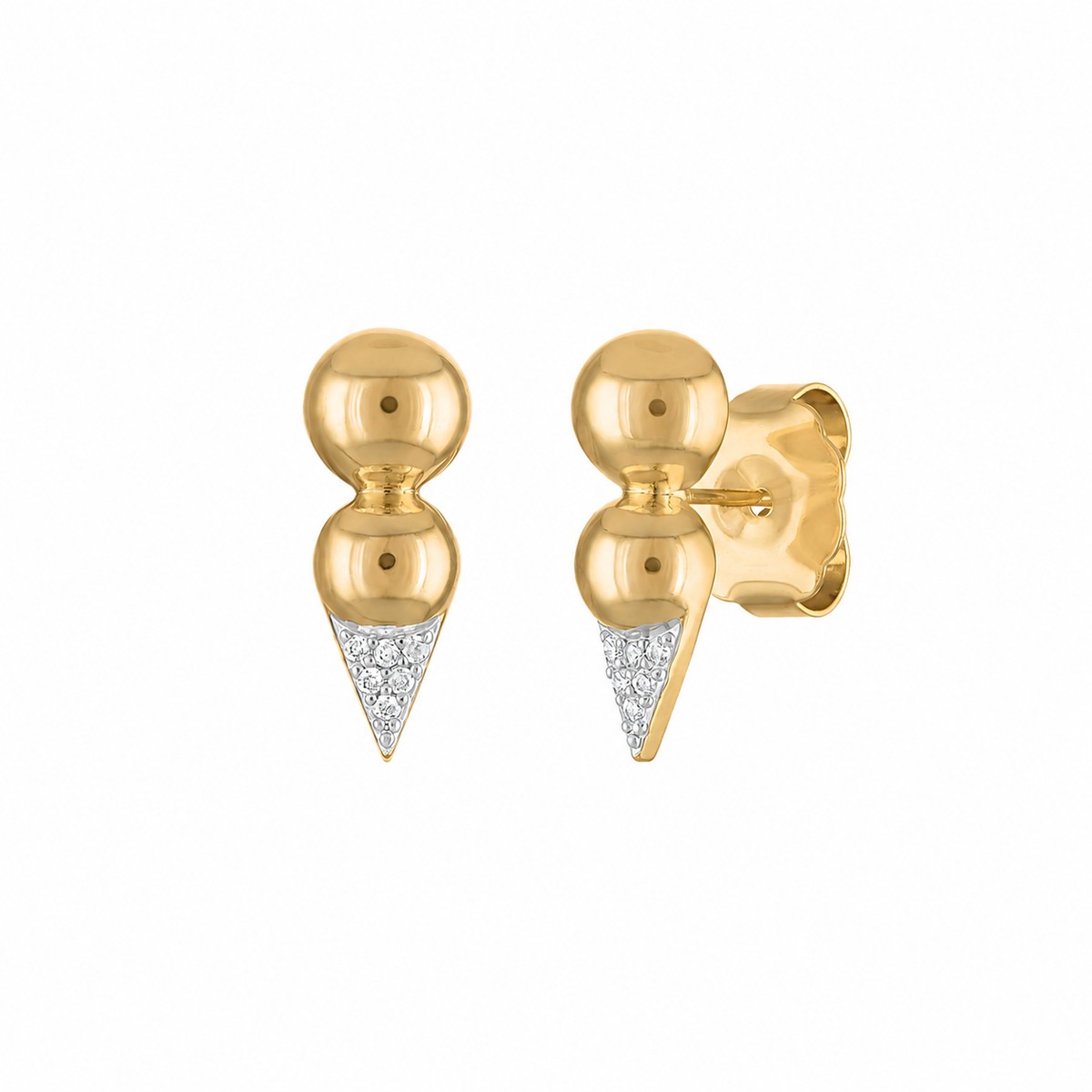 Double Scoop Earrings