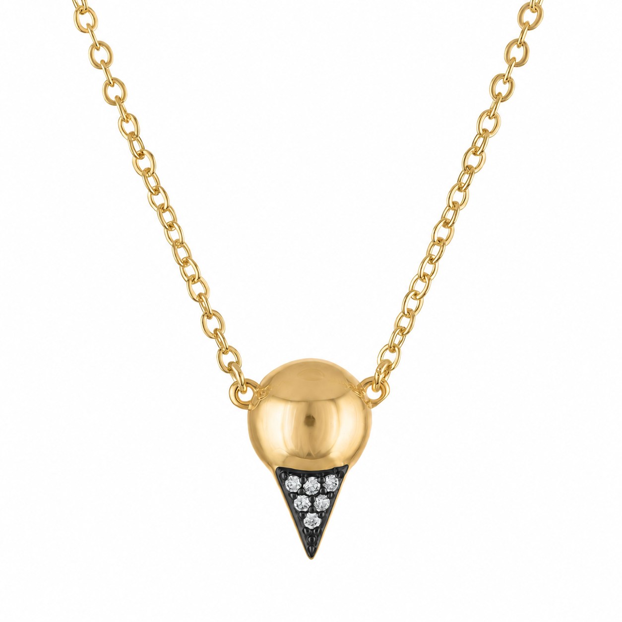 Spike Pave Necklace
