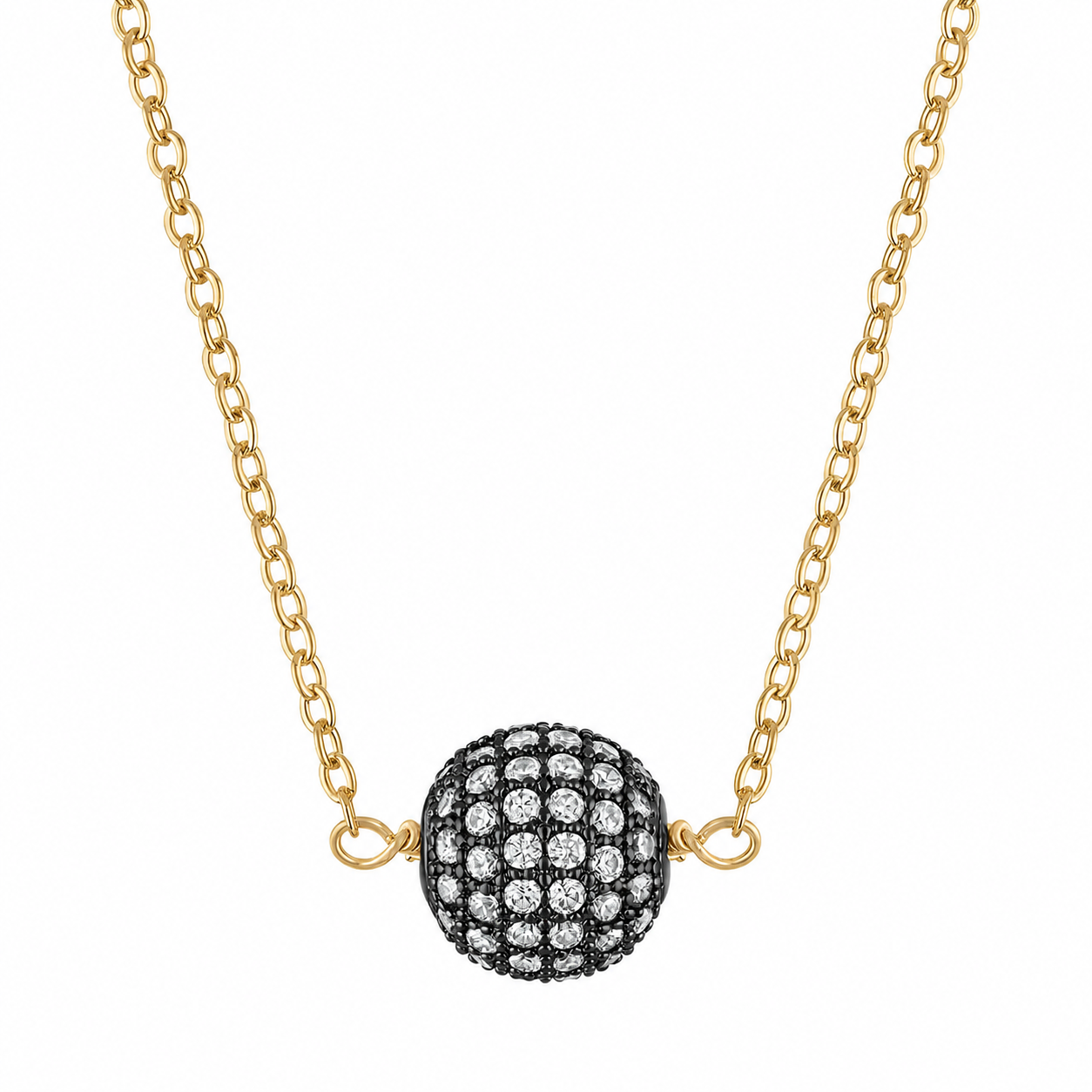 Pave Orb Necklace