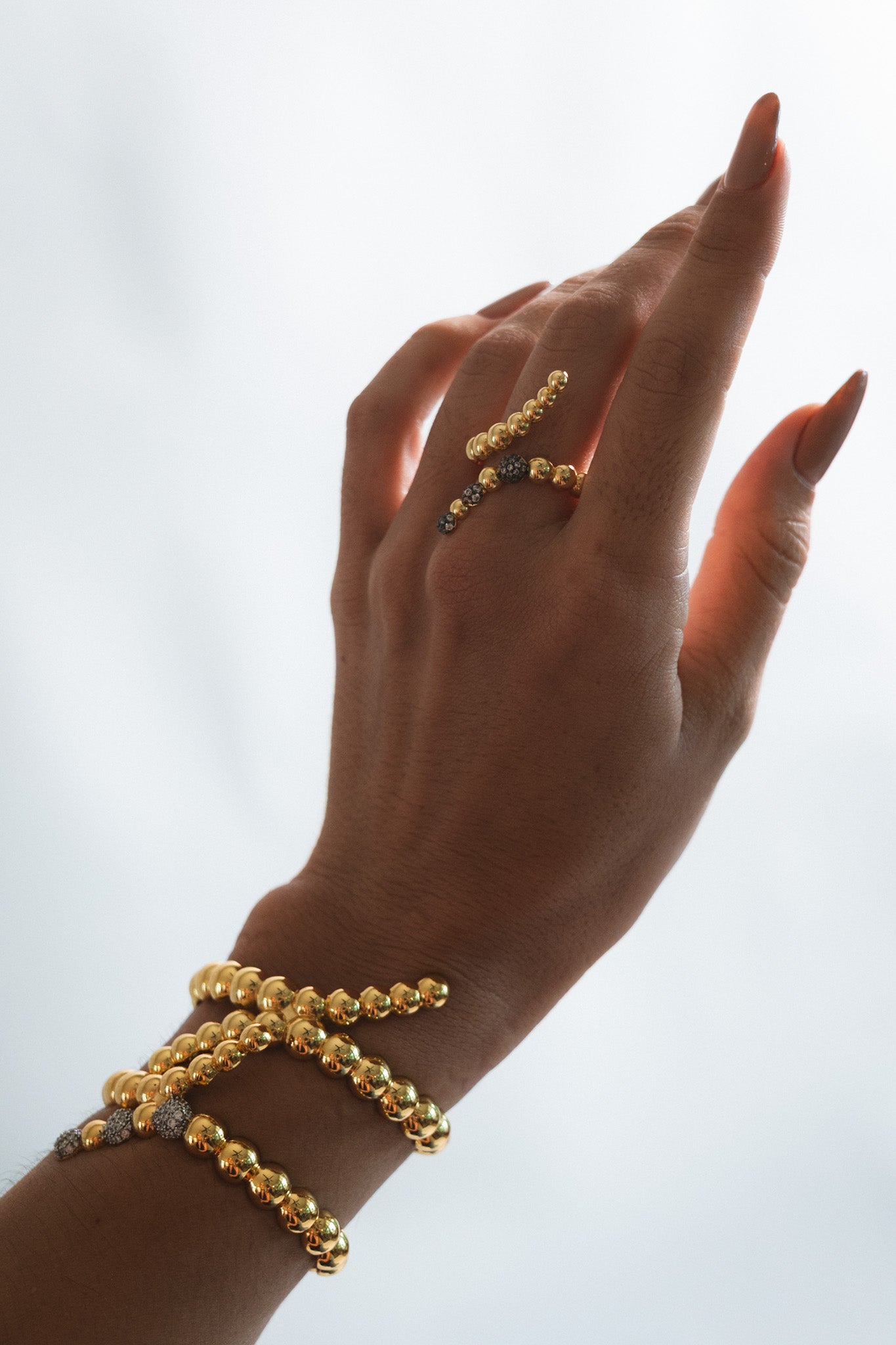 Golden Snake Bracelet - Josefina Jewels